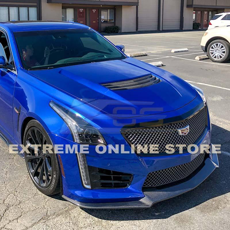 2016-19 Cadillac CTS-V DRY Carbon Fiber Hood Vent