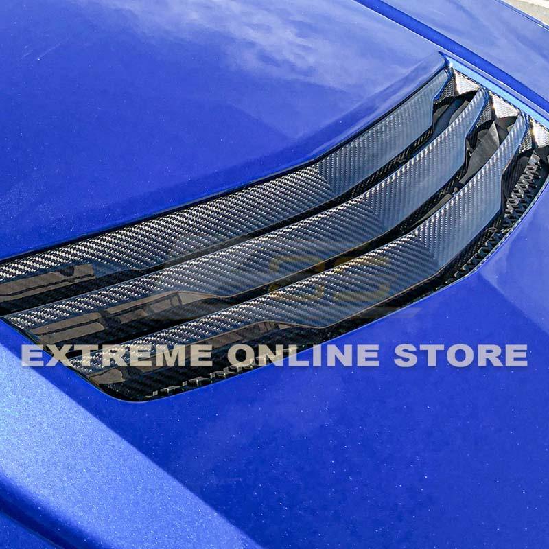 2016-19 Cadillac CTS-V DRY Carbon Fiber Hood Vent