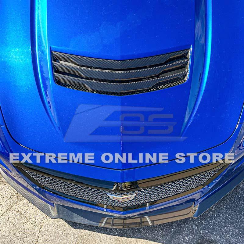 2016-19 Cadillac CTS-V DRY Carbon Fiber Hood Vent