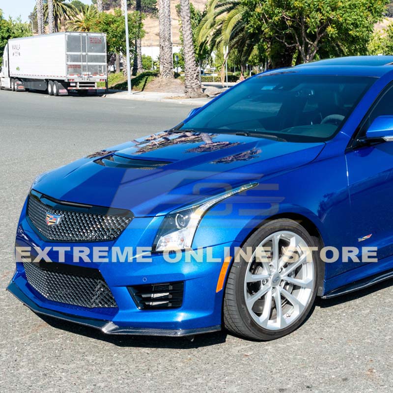 2016-19Cadillac ATS-V Carbon Fiber Front Splitter