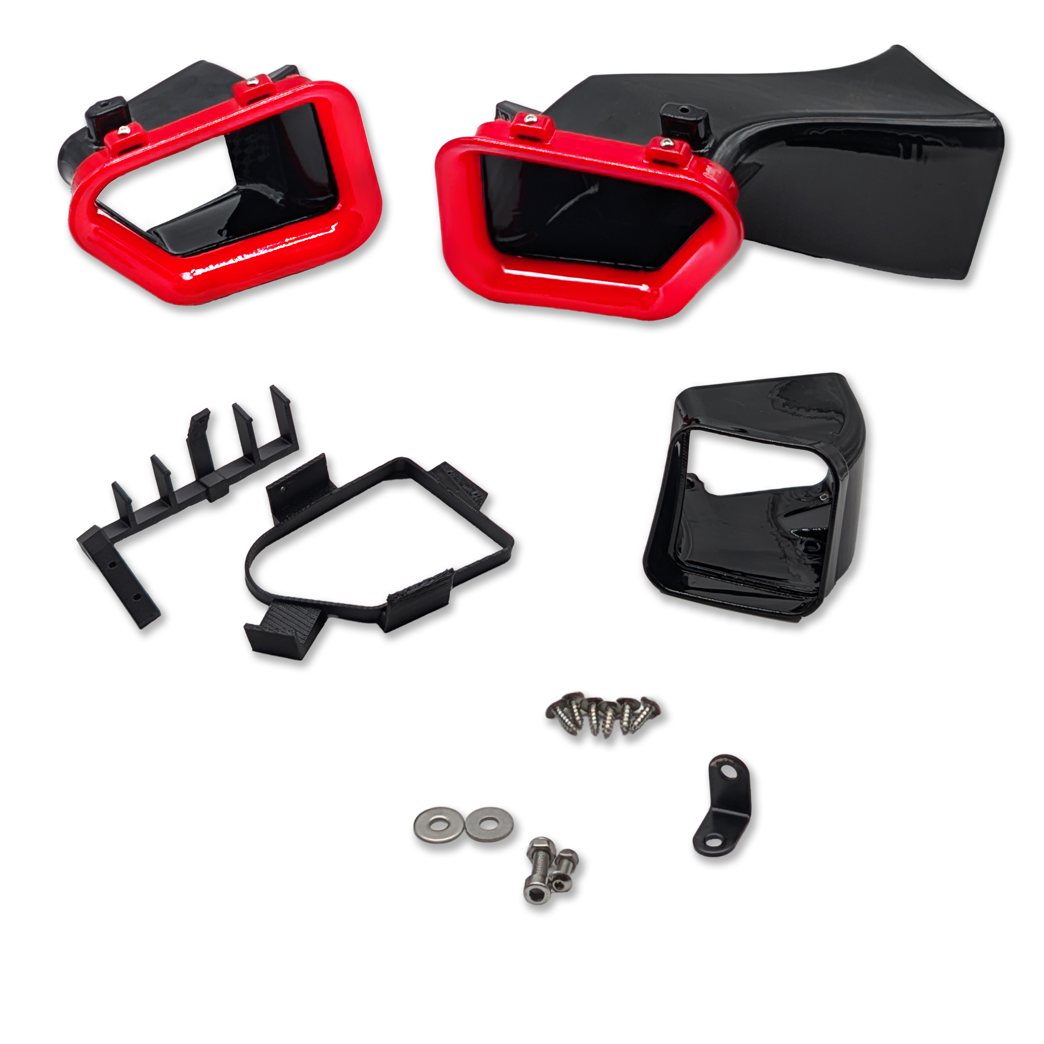 2016-2019 Cadillac ATS-V Dual BIG MOUTH Ram Air Intake Snorkels-Ram Air Intake-Grocery Getter Performance