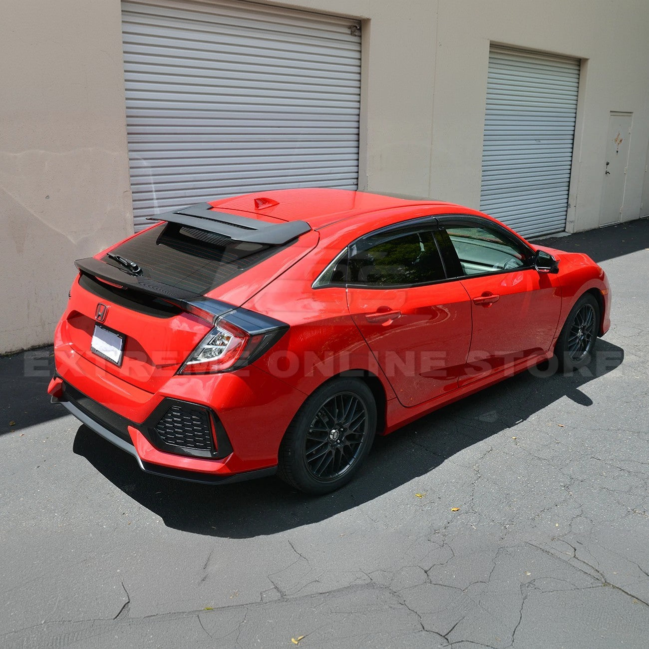 2016-21 Honda Civic Hatchback Mugen Conversion Rear Roof Spoiler Kit