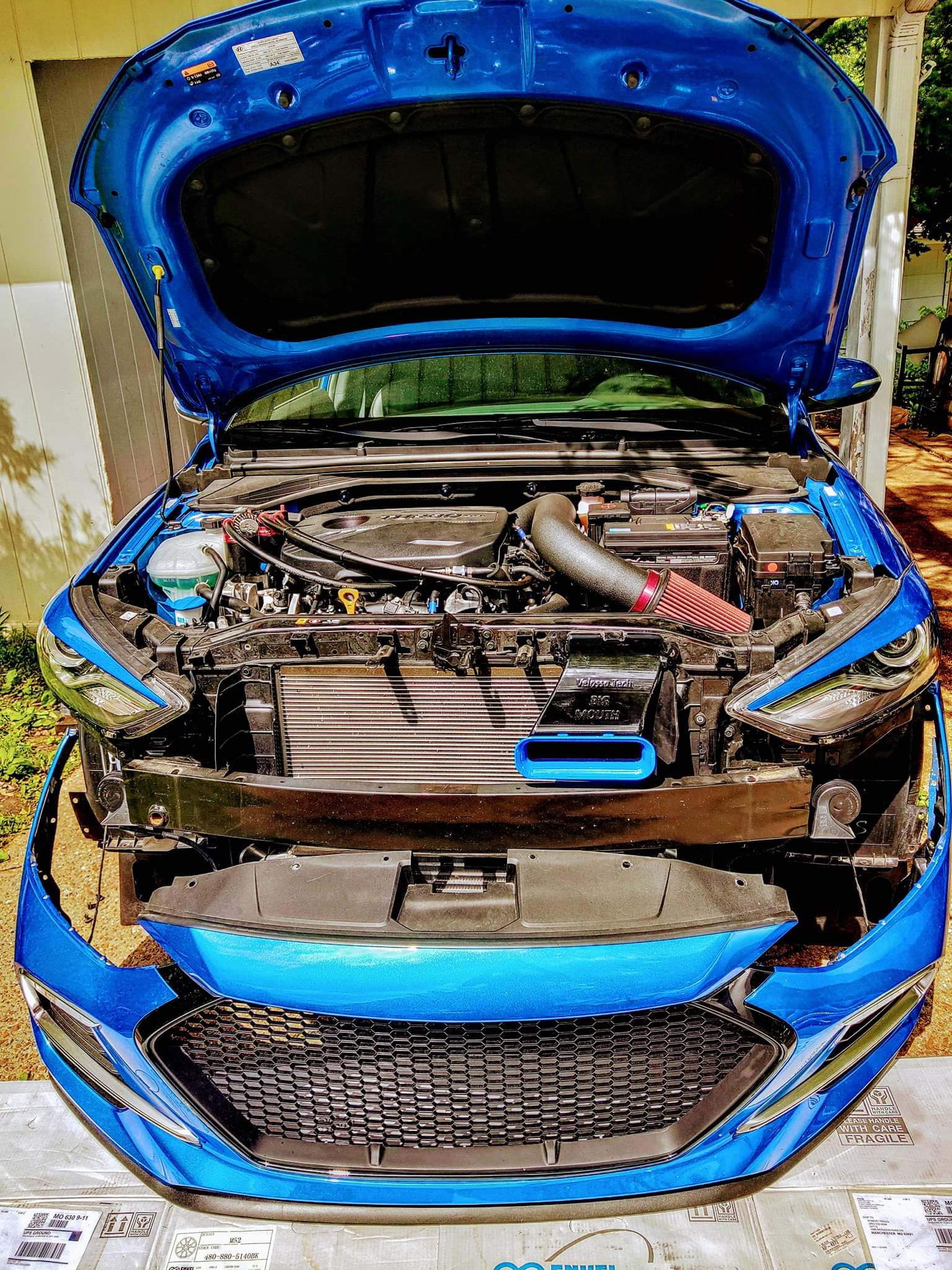 2017-2018 Hyundai Elantra Sport (Avante Sport, AD and Elantra SEL) BIG MOUTH Ram Air Intake Snorkel-Ram Air Intake-Grocery Getter Performance