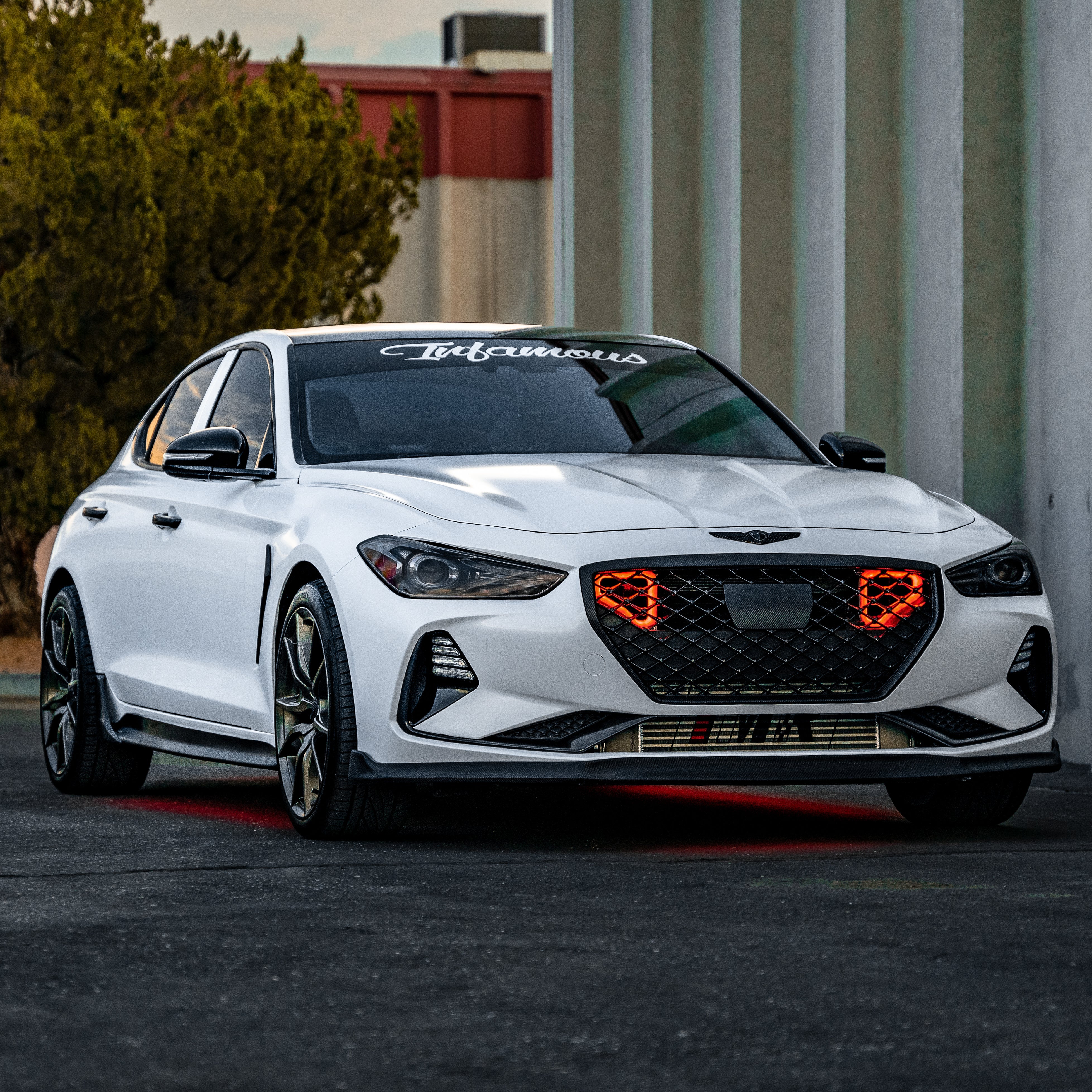 2017-2021 Genesis G70 3.3T Dual BIG MOUTH LIT KIT Ram Air Intake Snorkels-Ram Air Intake-Grocery Getter Performance