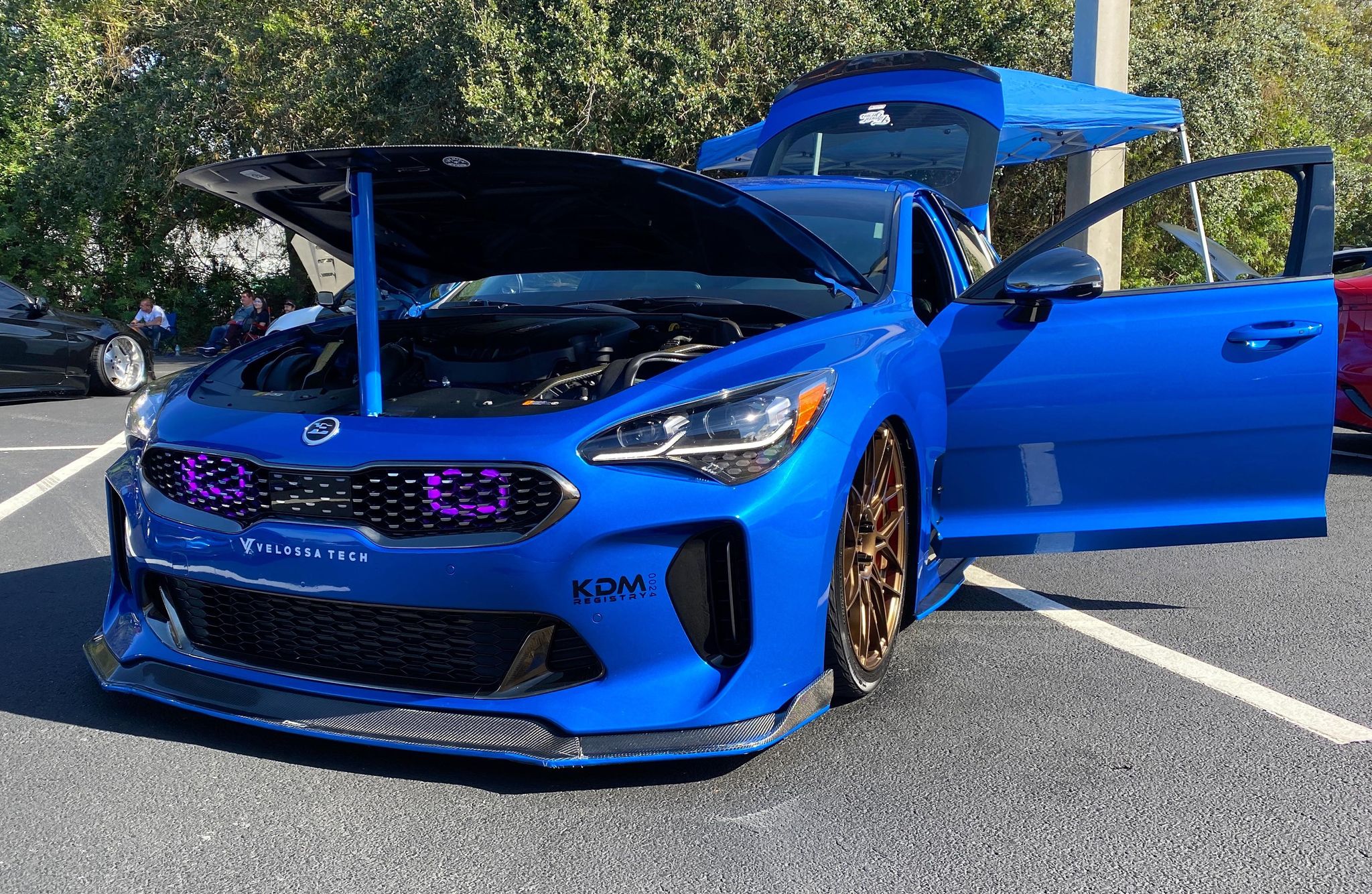 2017-2024 Kia Stinger 3.3T/2.0T/2.5T BIG MOUTH LIT KIT | LIT Flares and Controller Only-Generation 4 Inlet Only-Grocery Getter Performance