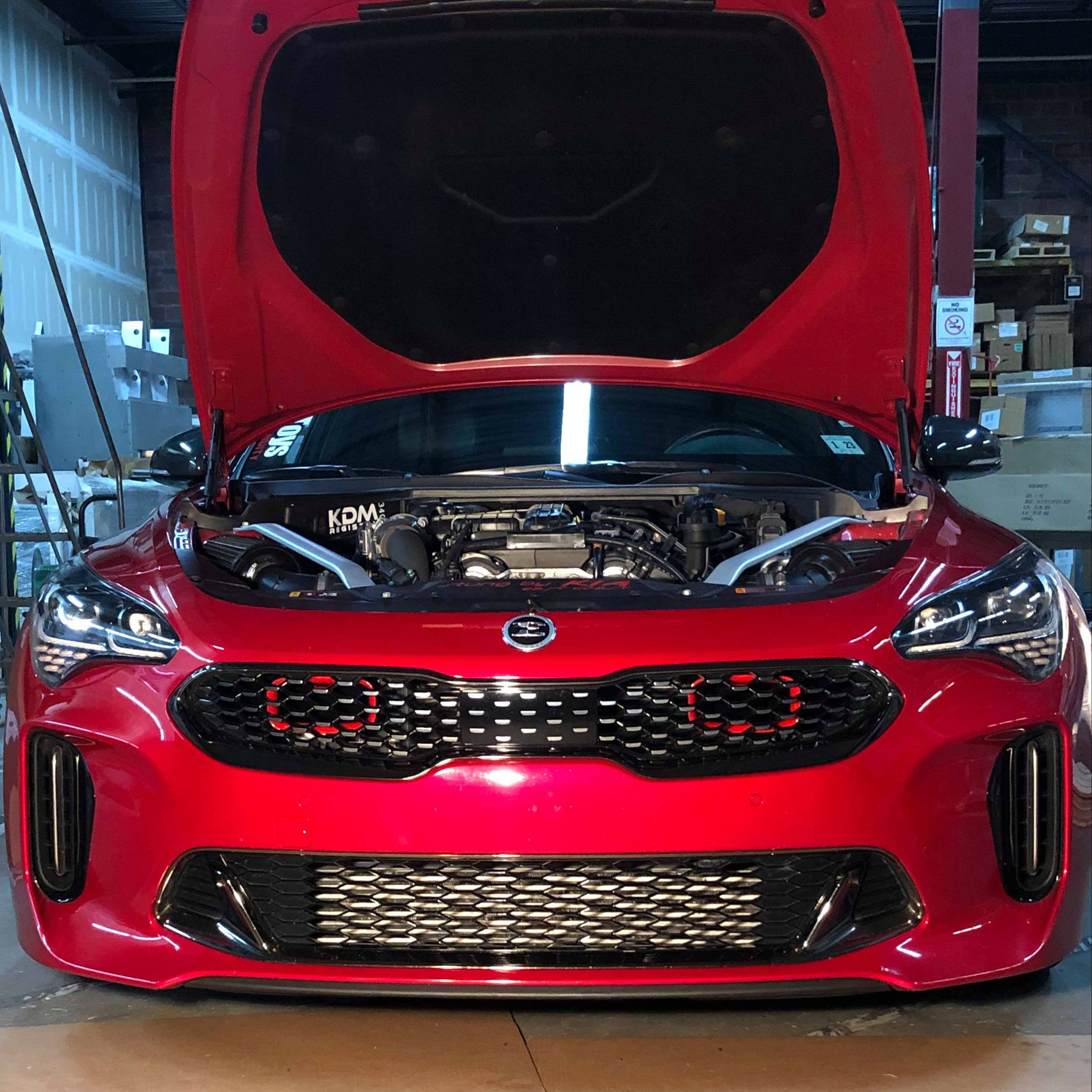 2017-2024 Kia Stinger 3.3T/2.0T/2.5T Dual BIG MOUTH Ram Air Intake Snorkels-Ram Air Intake-Grocery Getter Performance