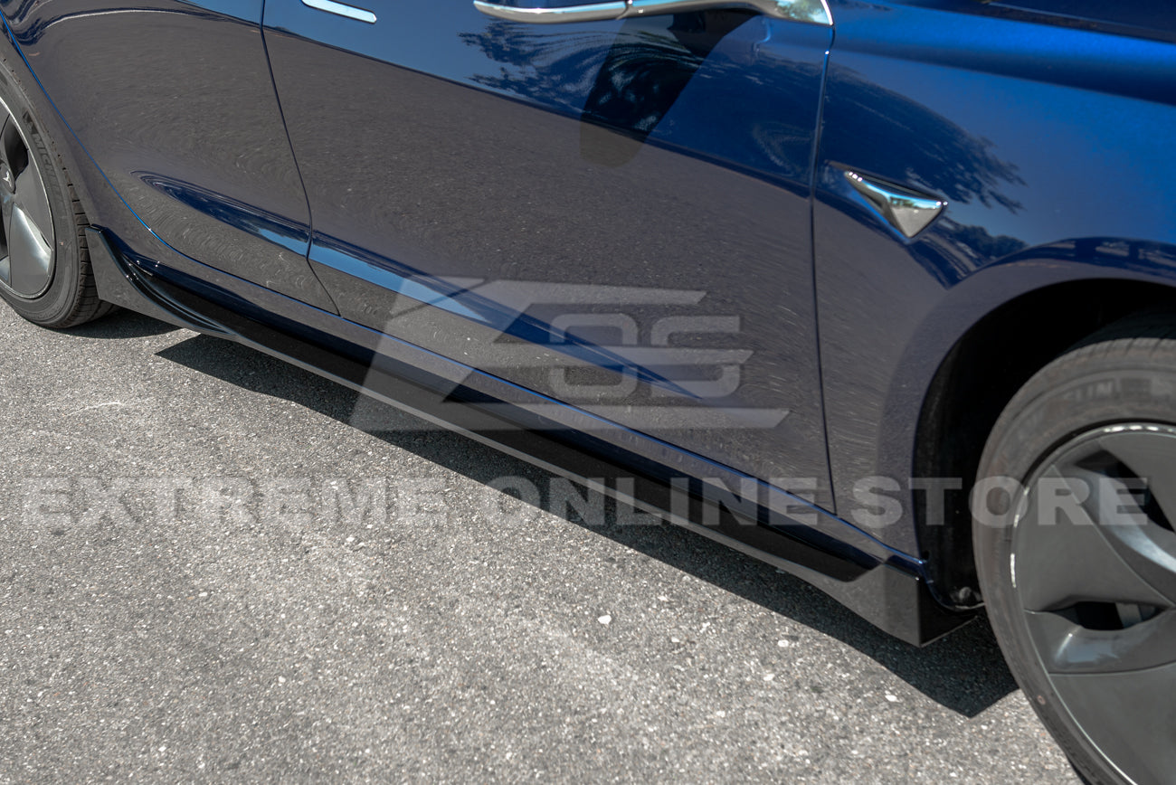 2017-23 Tesla Model 3 Performance Front Splitter & Side Skirts