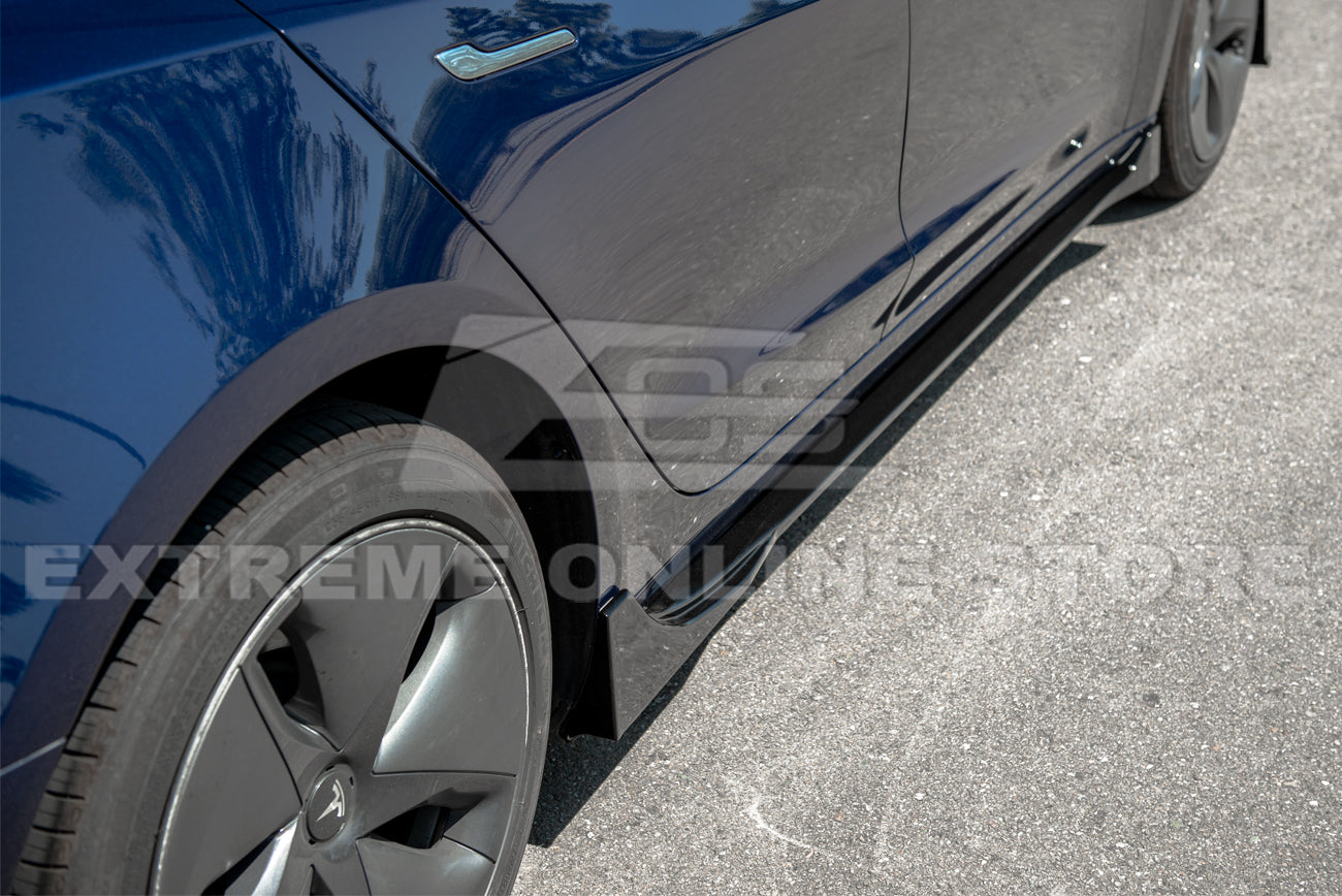 2017-23 Tesla Model 3 Performance Front Splitter & Side Skirts