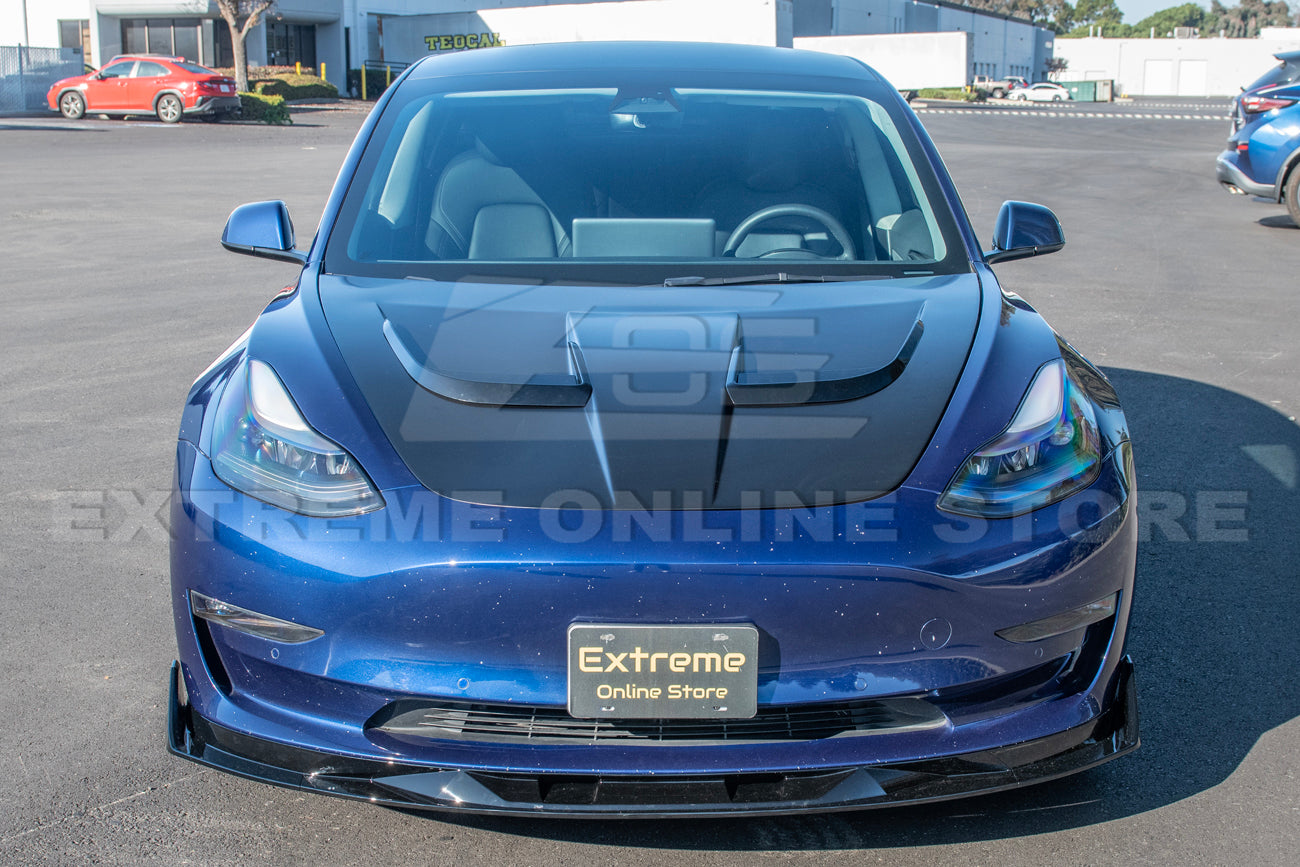 2017-23 Tesla Model 3 Track Front Lip Splitter & Side Skirts