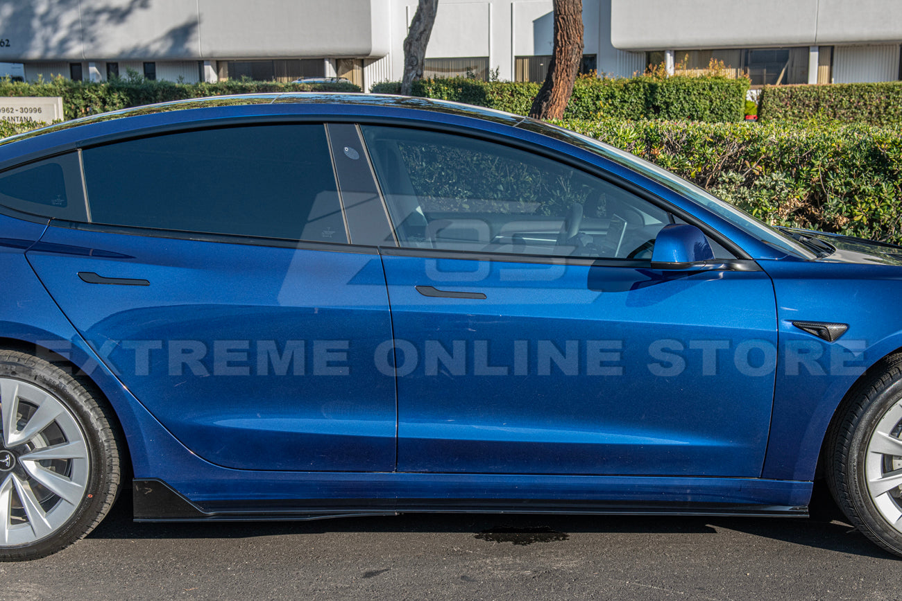 2017-23 Tesla Model 3 Track Front Lip Splitter & Side Skirts
