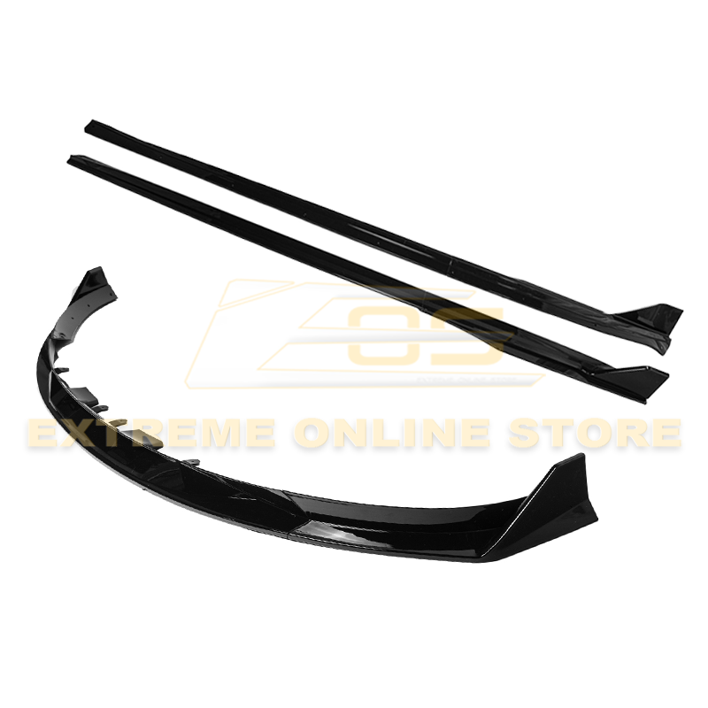 2017-23 Tesla Model 3 Track Front Lip Splitter & Side Skirts