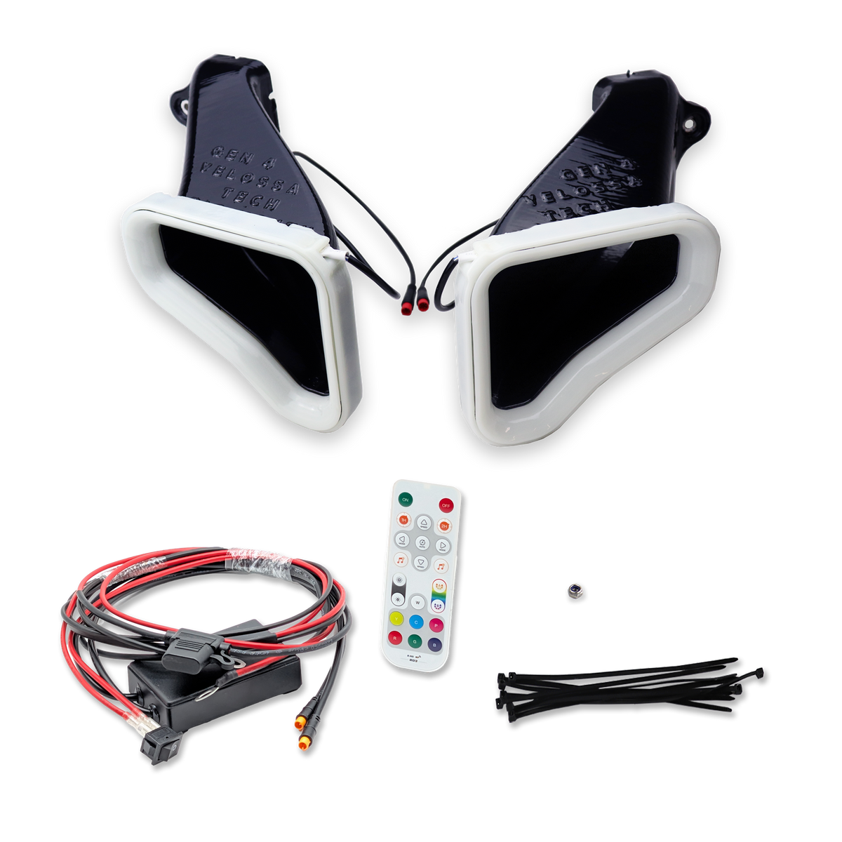 2017-2021 Genesis G70 3.3T Dual BIG MOUTH LIT KIT Ram Air Intake Snorkels - product image 1
