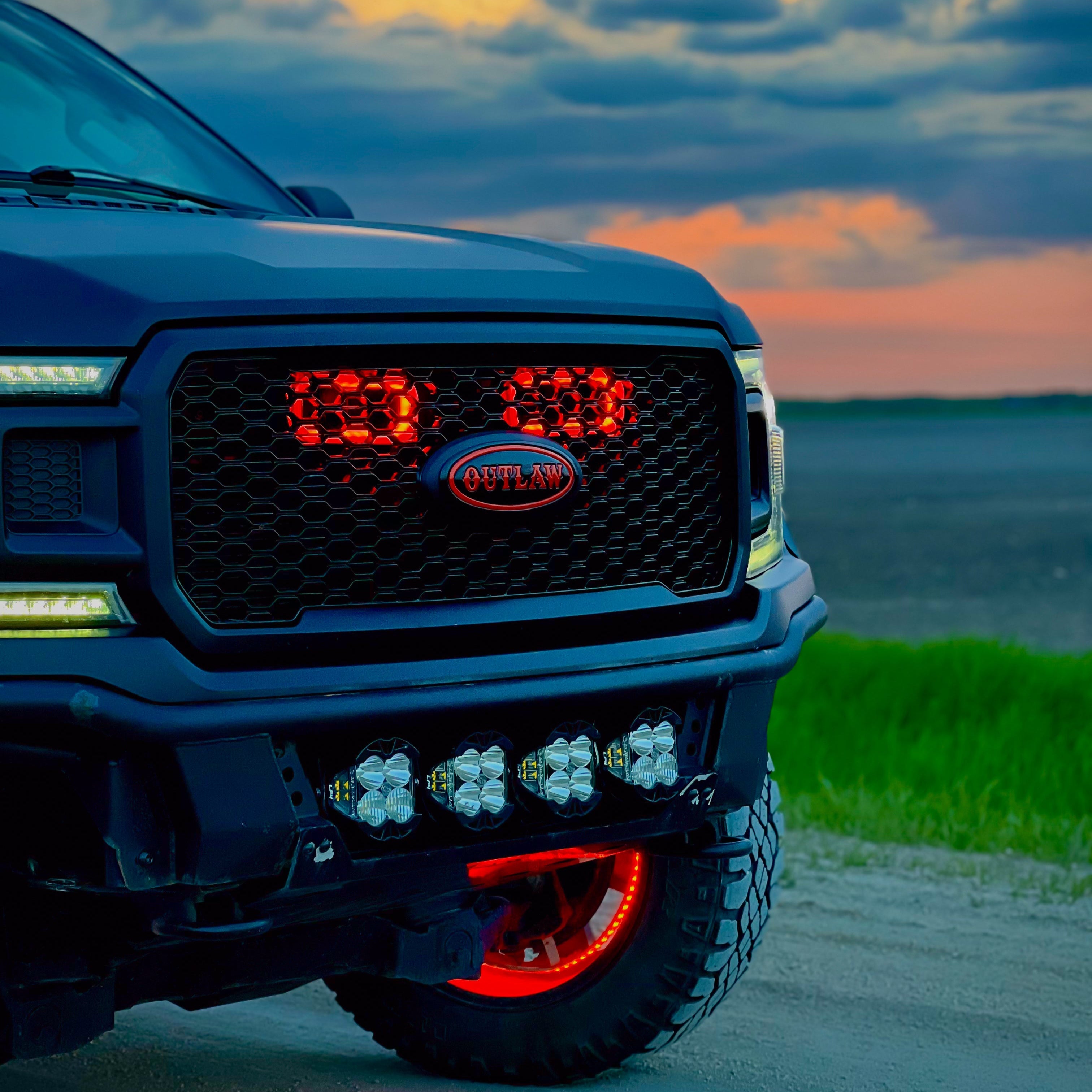 2018-2020 Ford F-150 and 2021-2022 Ford F-150 Raptor Dual BIG MOUTH LIT KIT Ram Air Intake Snorkels-Ram Air Intake-Grocery Getter Performance