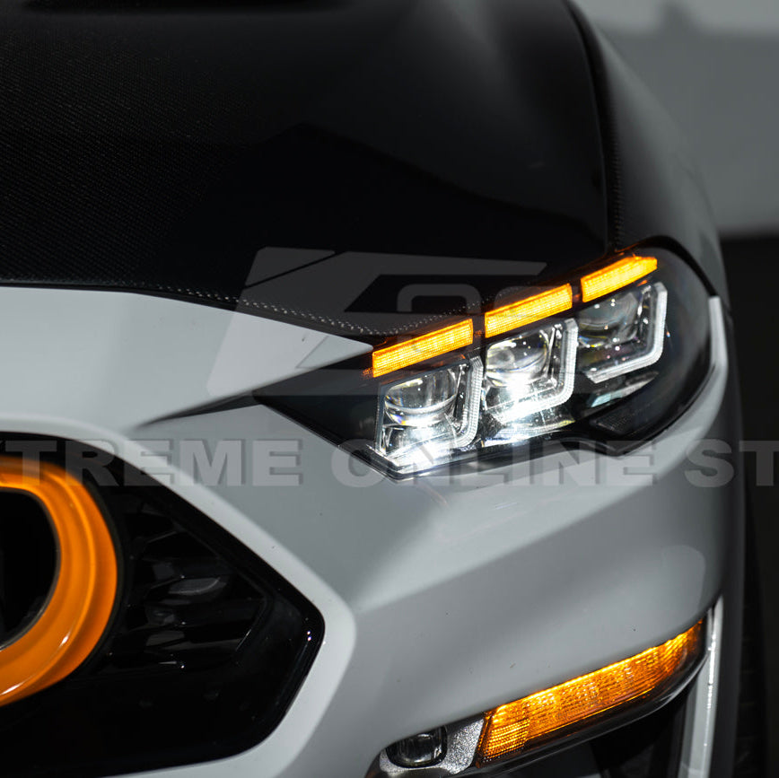 2018-23 Ford Mustang | S650 LED DRL Sequential Signal Projector Headlights