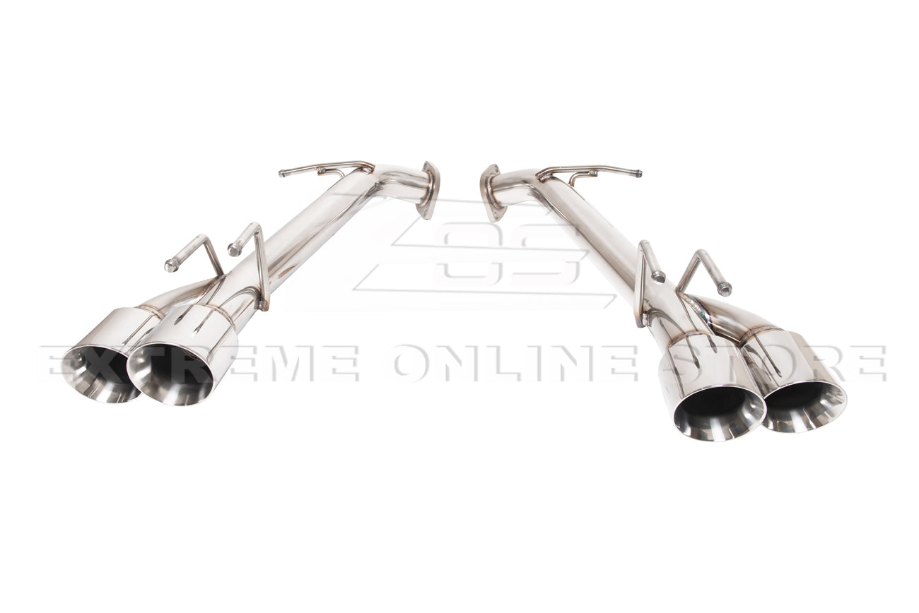 2018-24 Toyota Camry Muffler Delete Axle Back Quad Tips Exhaust