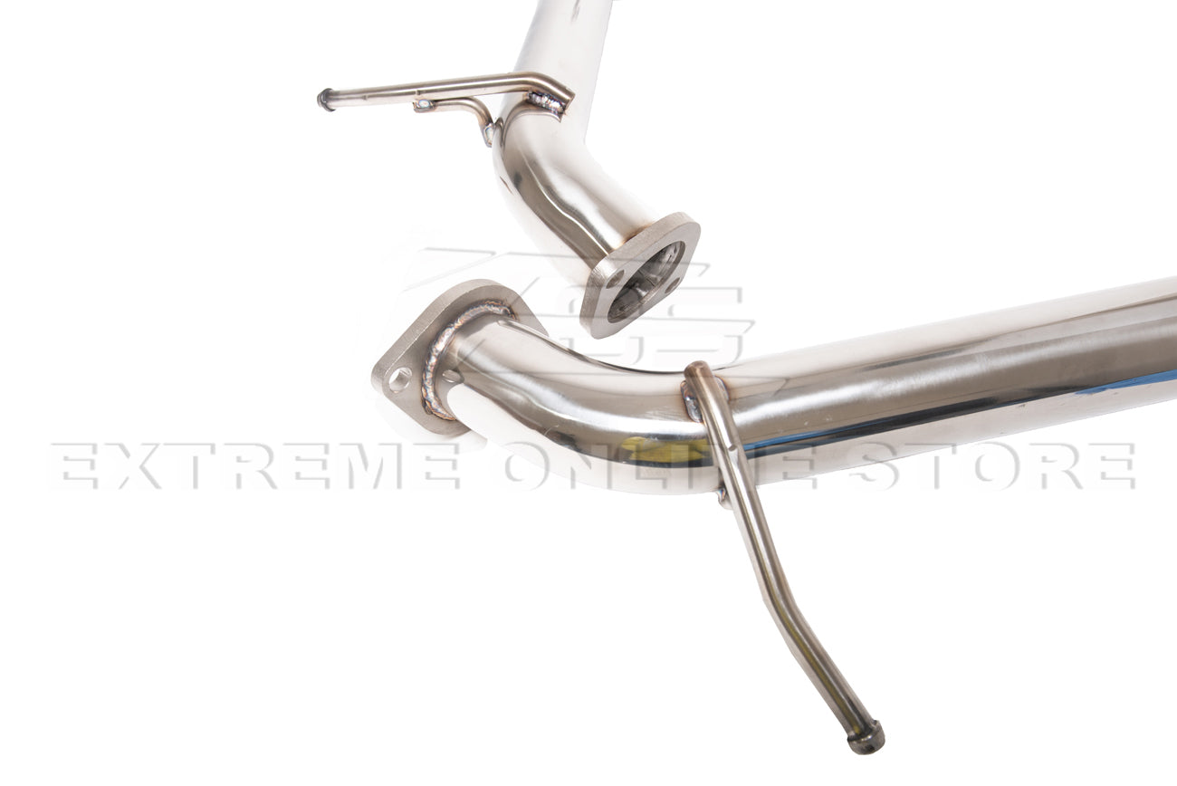 2018-24 Toyota Camry Muffler Delete Axle Back Quad Tips Exhaust