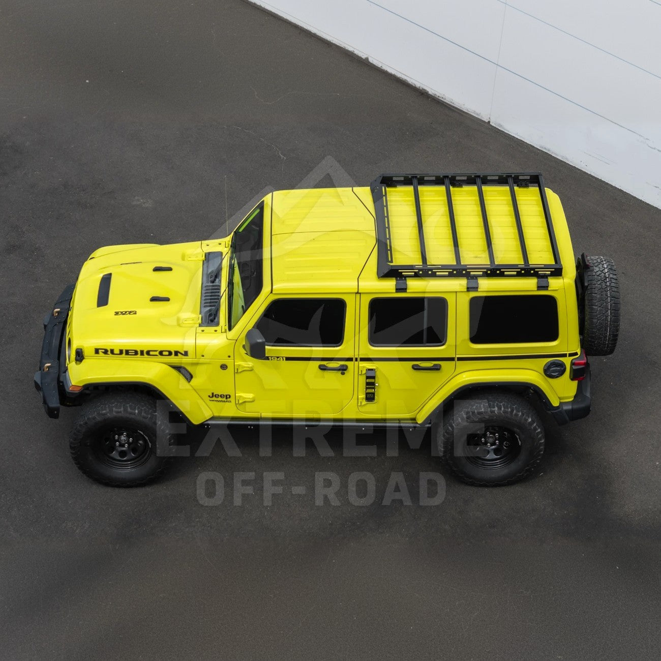 2018-Up Jeep Wrangler JL Carbon Steel Black Top Roof Cargo Rack