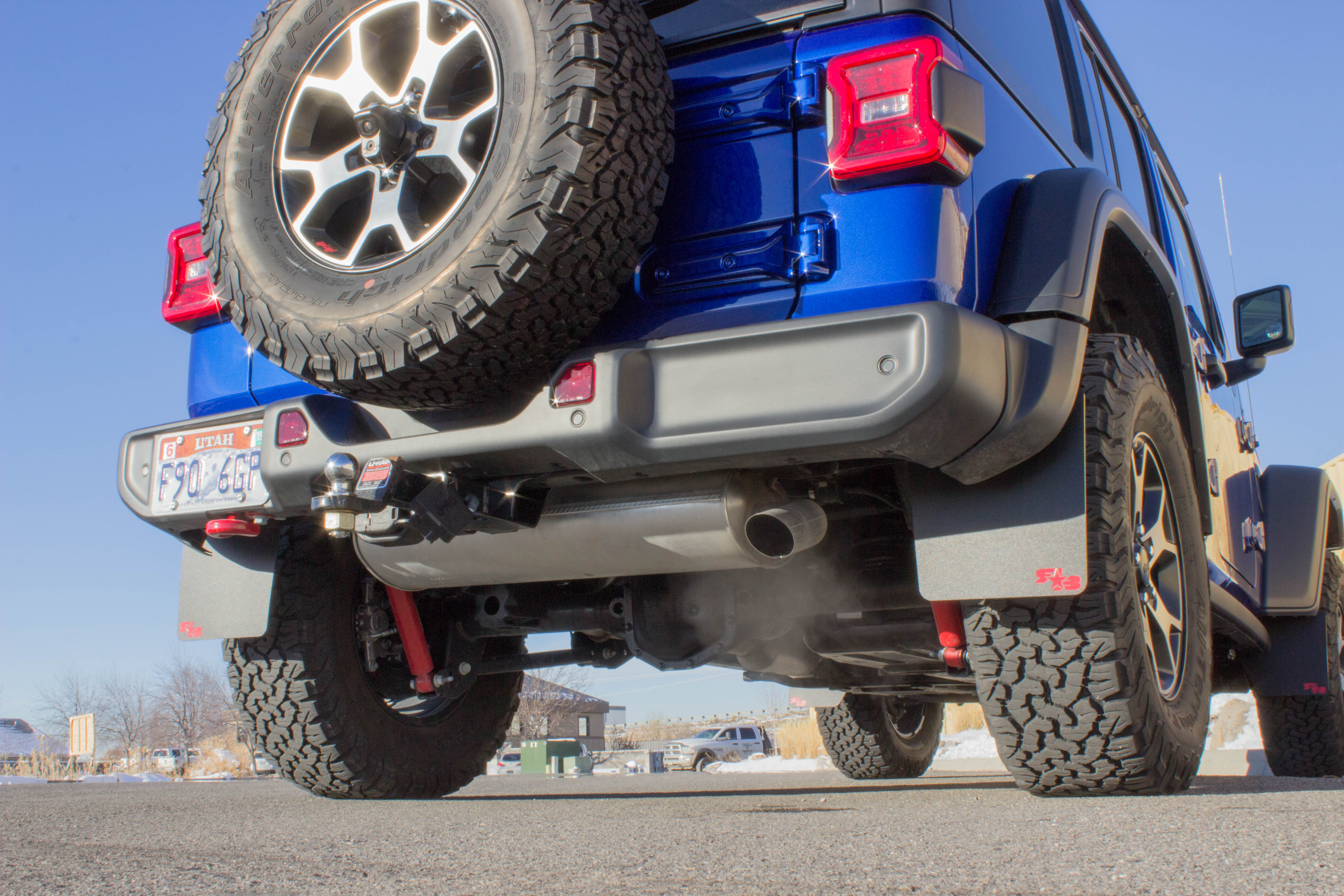 Jeep Wrangler (JL, JLU) 2018+ Quick Release Mud Flaps - HALF KIT