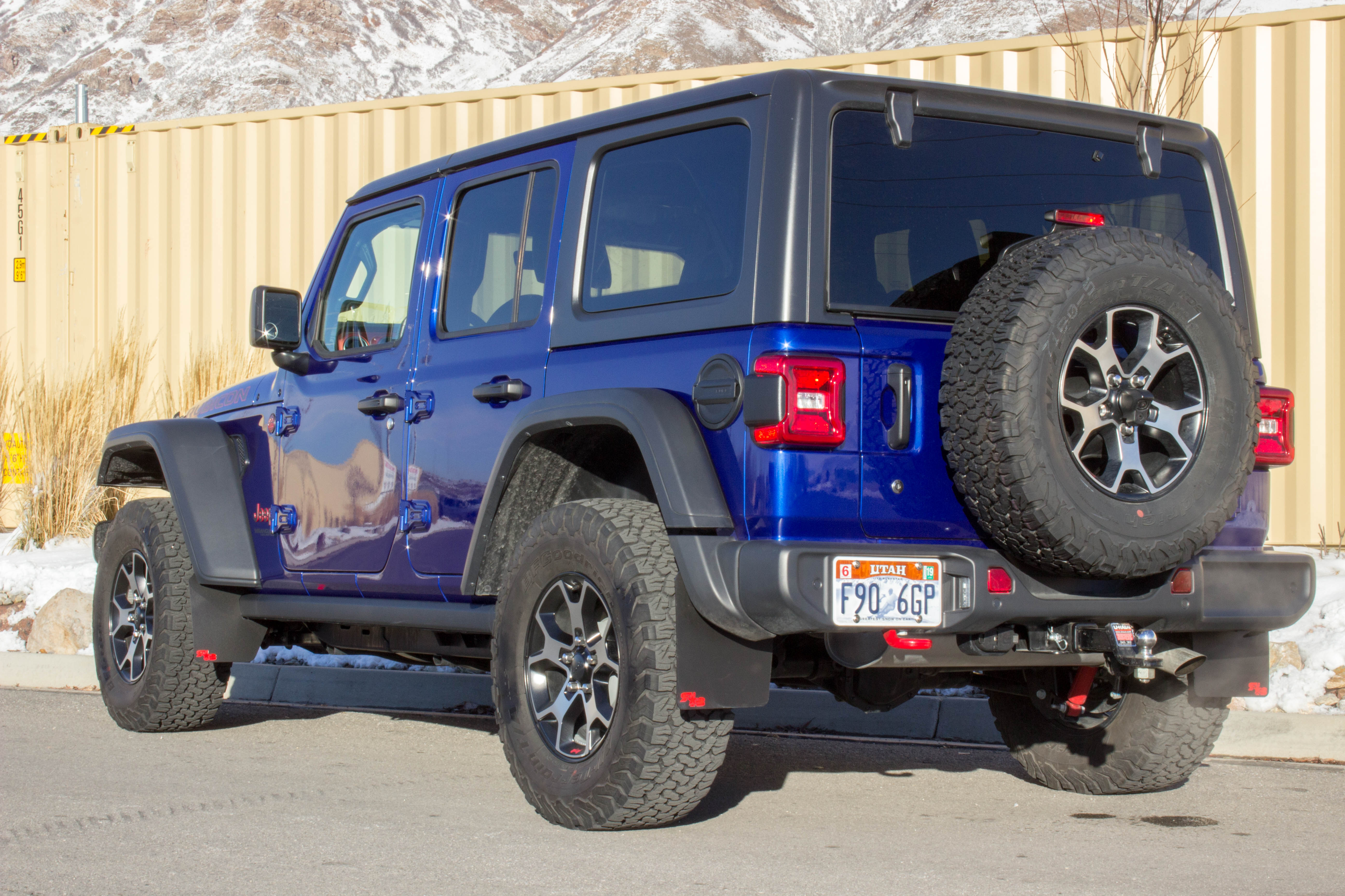 Jeep Wrangler (JL, JLU) 2018+ Quick Release Mud Flaps - HALF KIT