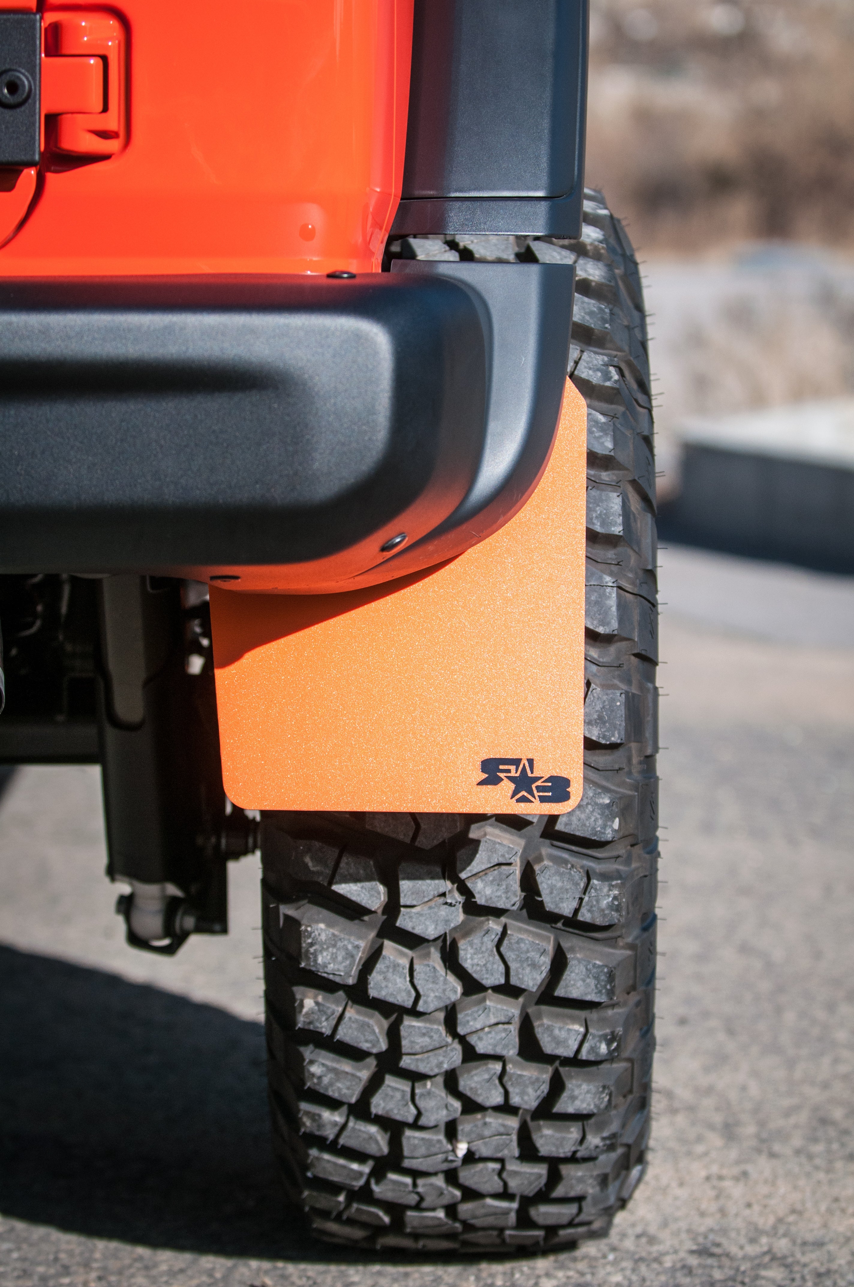 Jeep Wrangler (JL, JLU) 2018+ Quick Release Mud Flaps - HALF KIT
