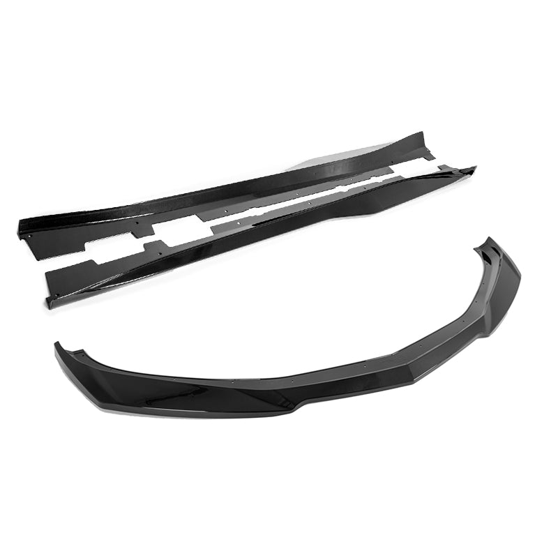 2019-Up Camaro RS & SS ZL1 Style Front Lip Splitter & Side Skirts