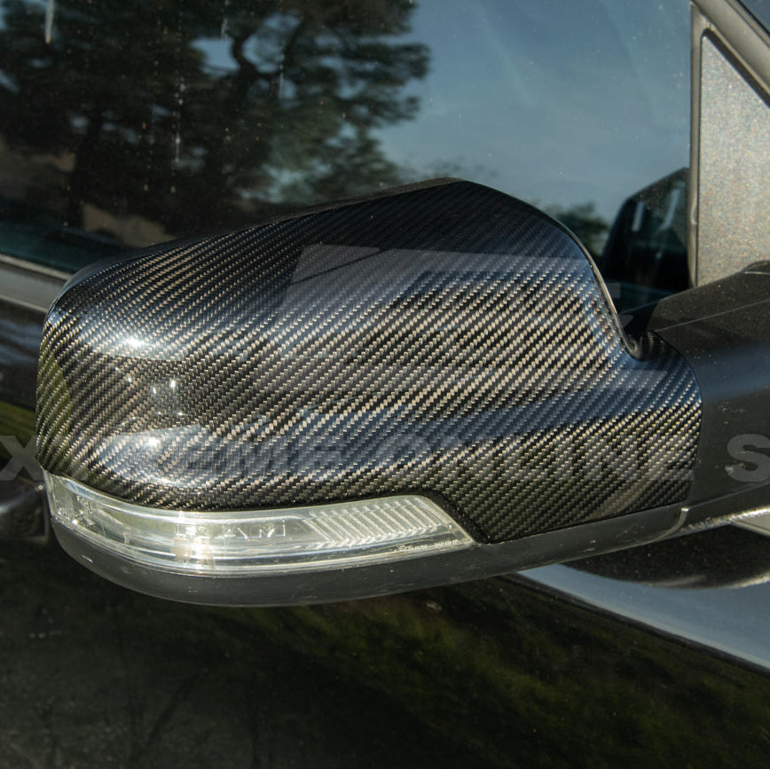 2019-Up Ram 1500 | Factory Style Dry Carbon Fiber Tape On Side Mirror Cap Covers