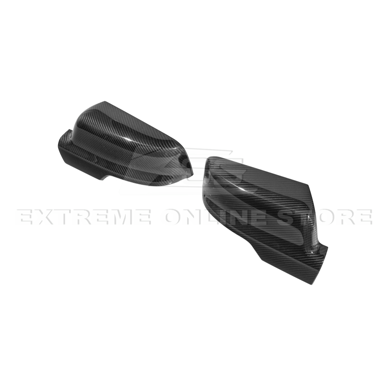 2019-Up Ram 1500 | Factory Style Dry Carbon Fiber Tape On Side Mirror Cap Covers