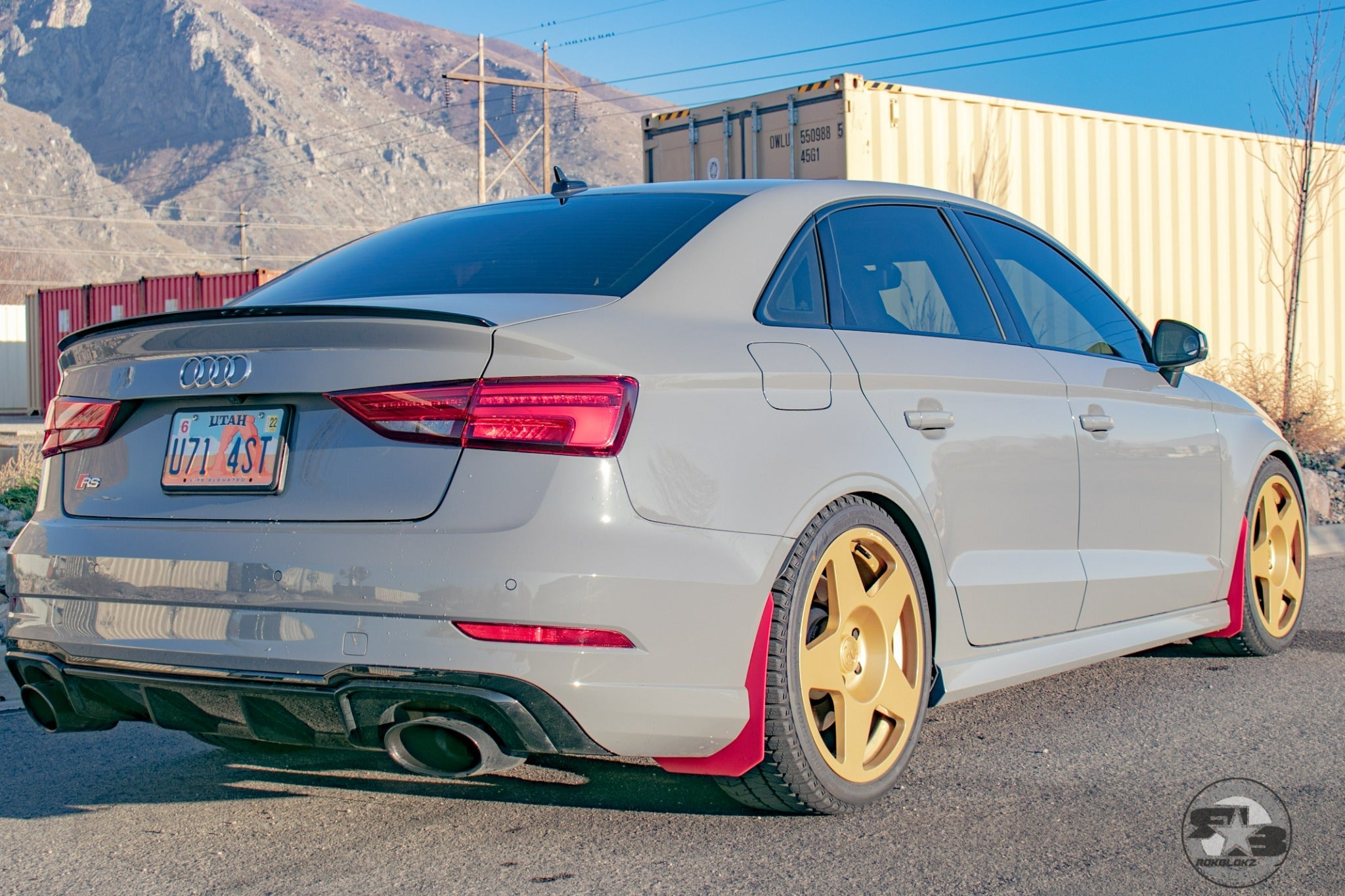 Audi A3/S3/RS3 Sedan 2013-2020 Splash Guards & Rally Mud Flaps