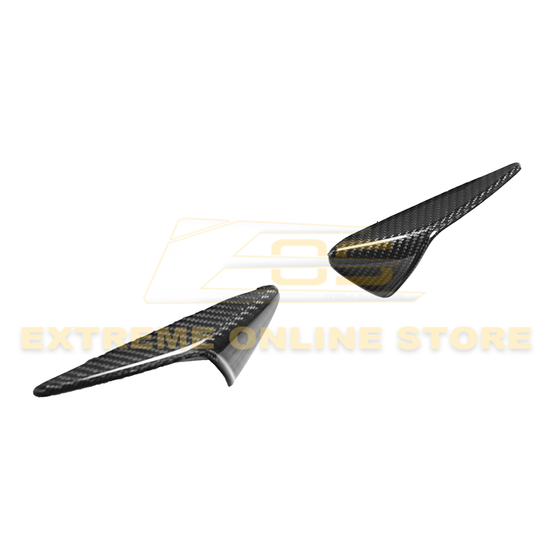 2020-23 Tesla Model 3 & 20-24 Y Carbon Fiber Exterior Door Camera Covers
