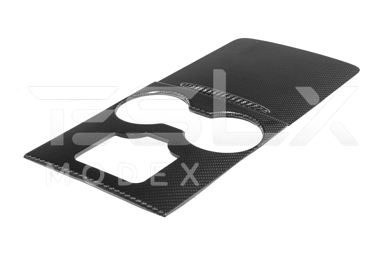 2020-23 Tesla Model 3 & 20-24 Y Carbon Fiber Interior Center Console Cover