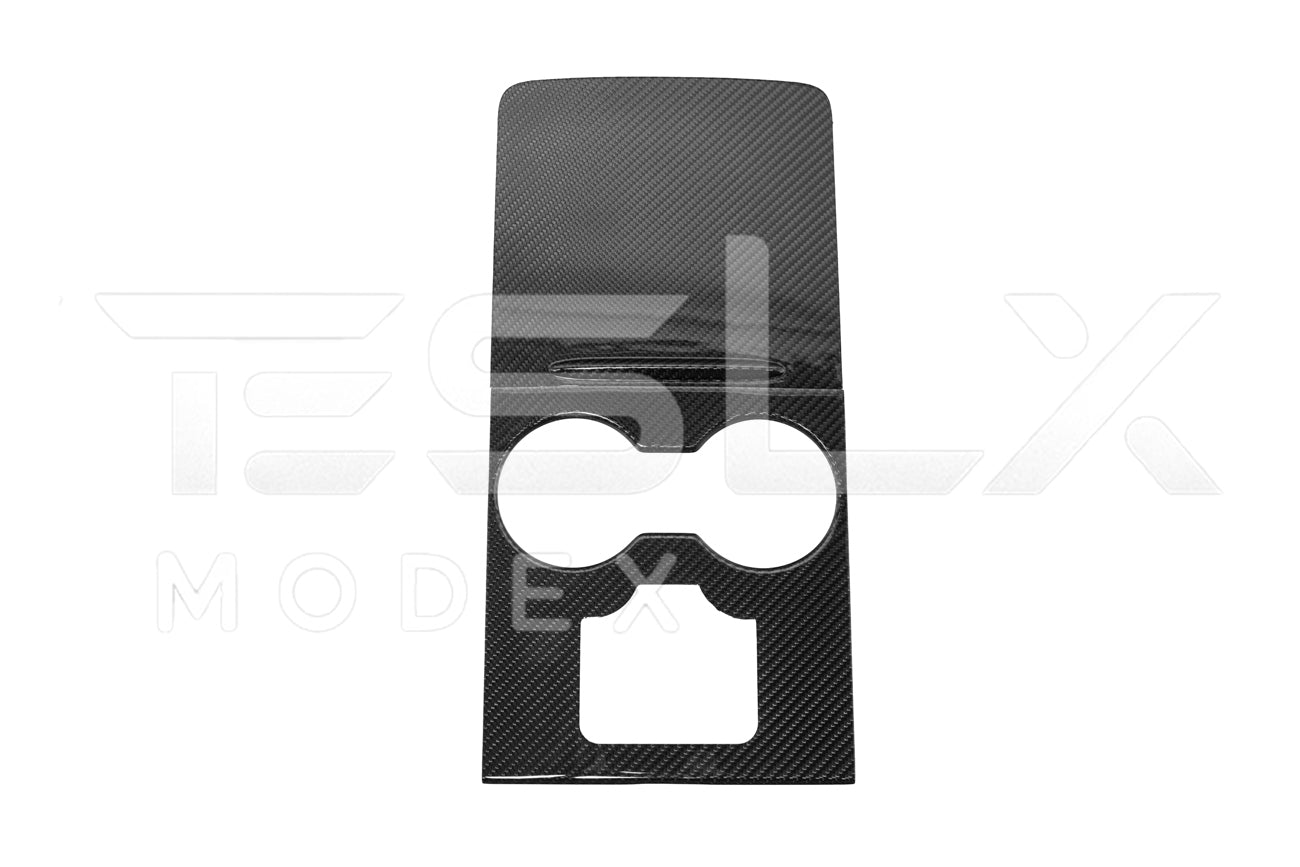 2020-23 Tesla Model 3 & 20-24 Y Carbon Fiber Interior Center Console Cover
