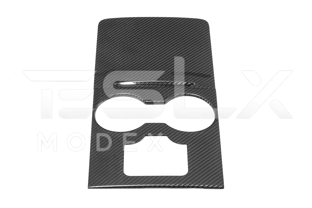 2020-23 Tesla Model 3 & 20-24 Y Carbon Fiber Interior Center Console Cover
