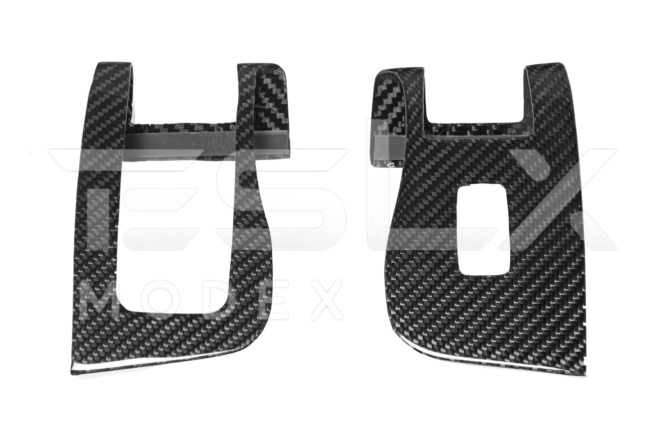 2020-23 Tesla Model 3 & 20-24 Y Carbon Fiber Interior Door Glass Lifting Panel Cover