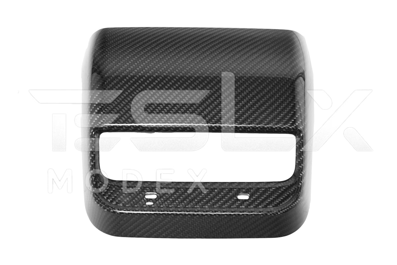 2020-23 Tesla Model 3 & 20-24 Y Carbon Fiber Interior Rear Air Outlet Cover