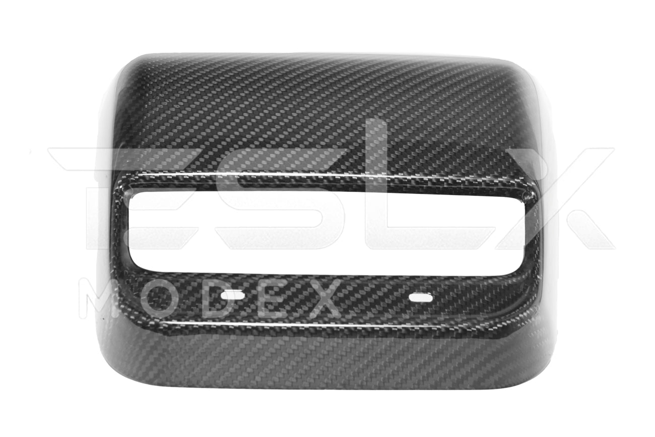 2020-23 Tesla Model 3 & 20-24 Y Carbon Fiber Interior Rear Air Outlet Cover