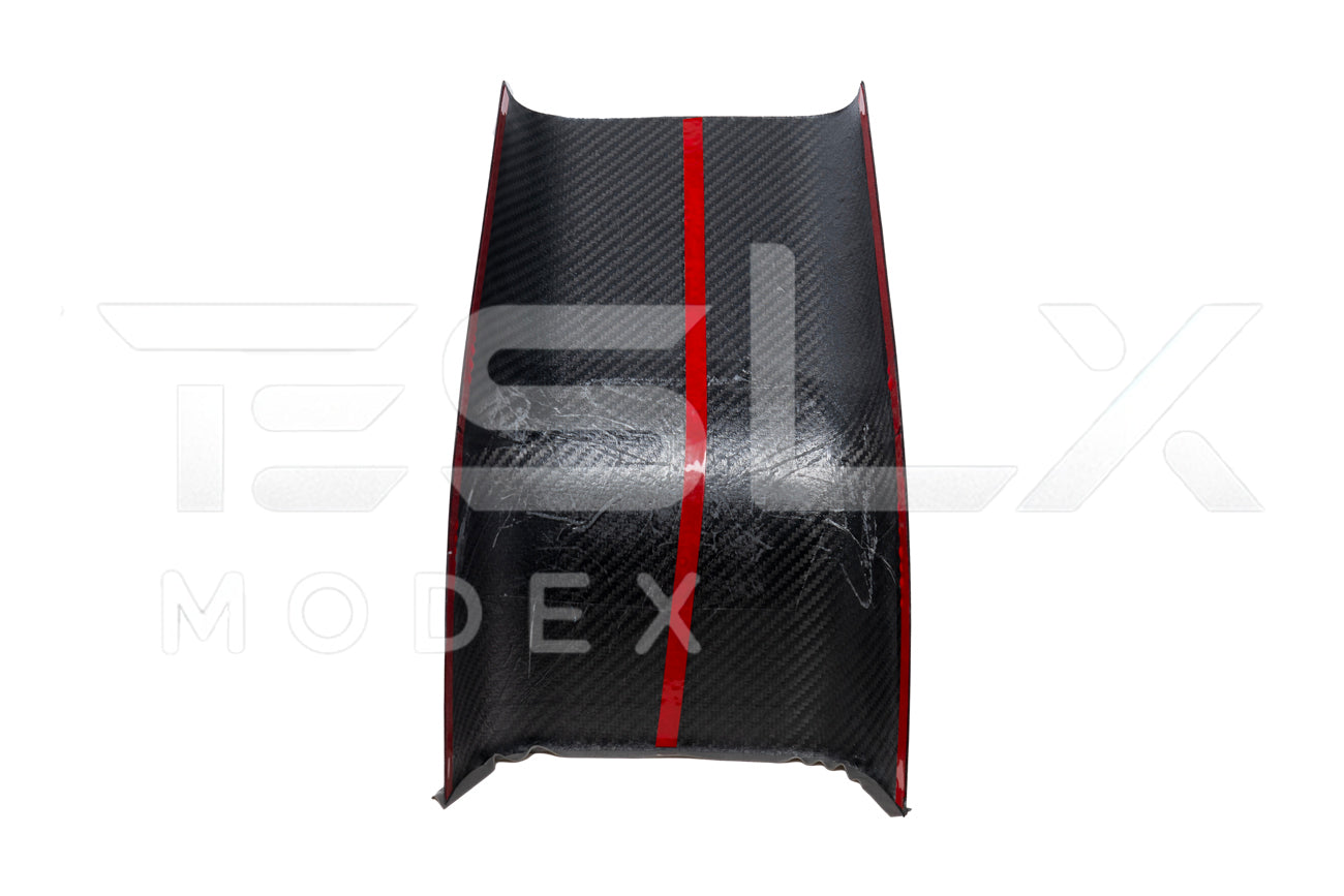 2020-23 Tesla Model 3 & 20-24 Y Carbon Fiber Interior Rear Anti-Kick Plate Cover