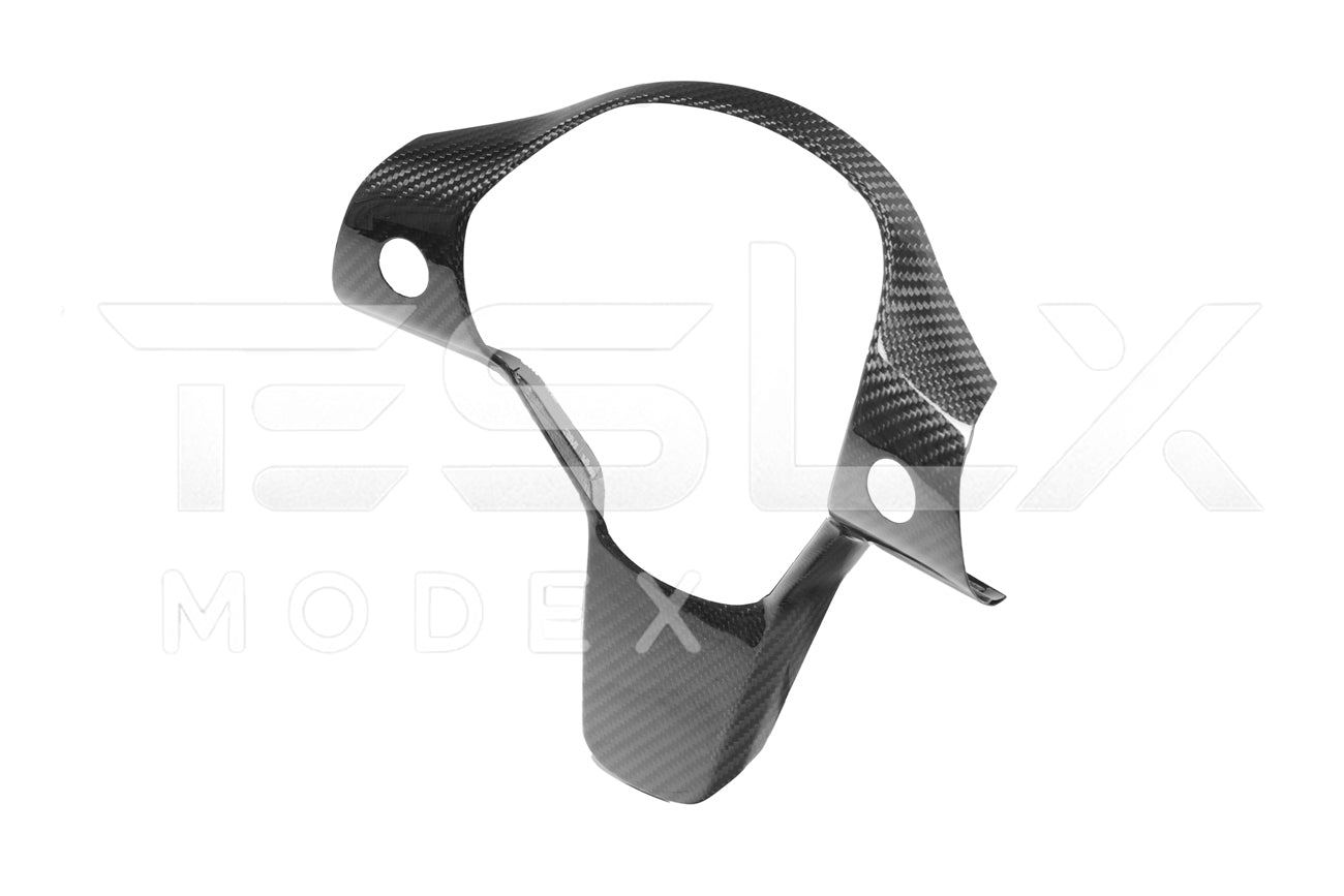 2020-23 Tesla Model 3 & 20-24Y Carbon Fiber Interior Steering Wheel Cover