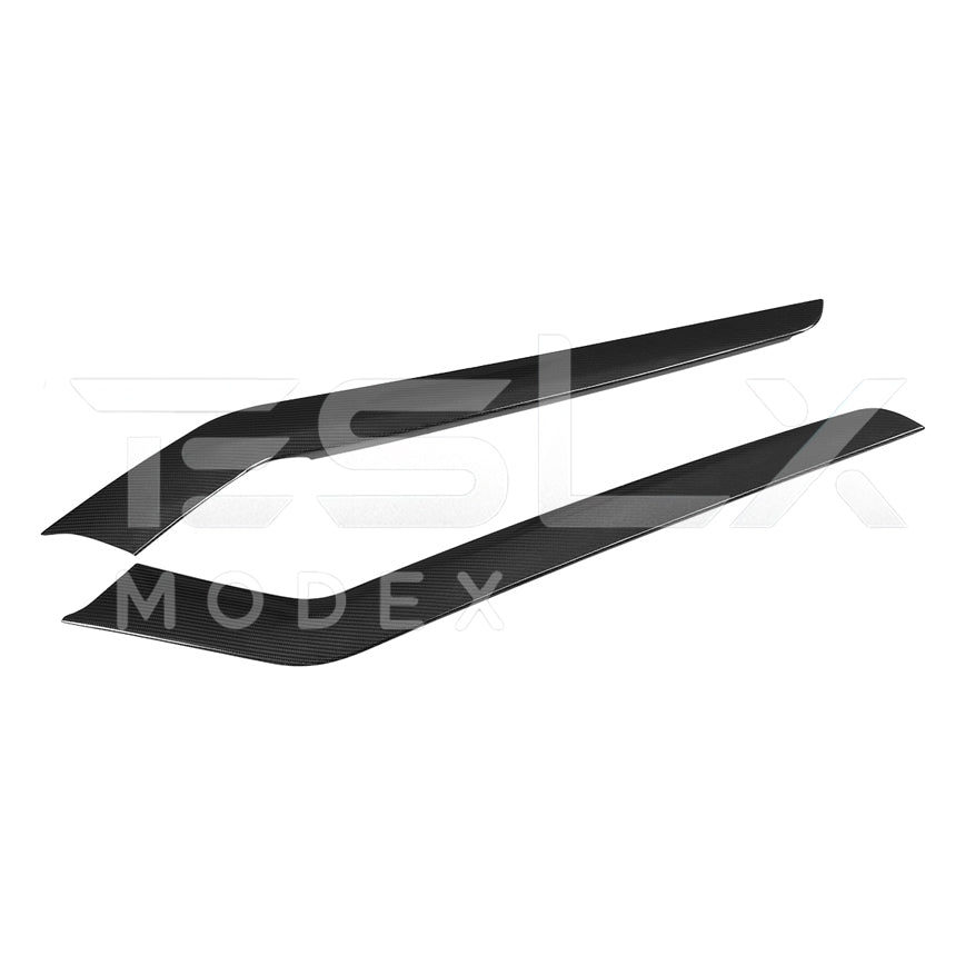 2020-23 Tesla Model 3 & 20-25Y Carbon Fiber Interior Center Console Shift Sides