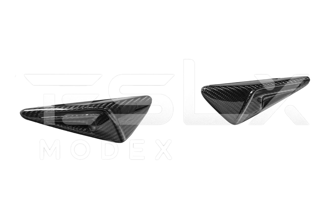 2020-23Tesla Model 3 & 20-24 Y Carbon Fiber Exterior All Inclusive Camera Covers