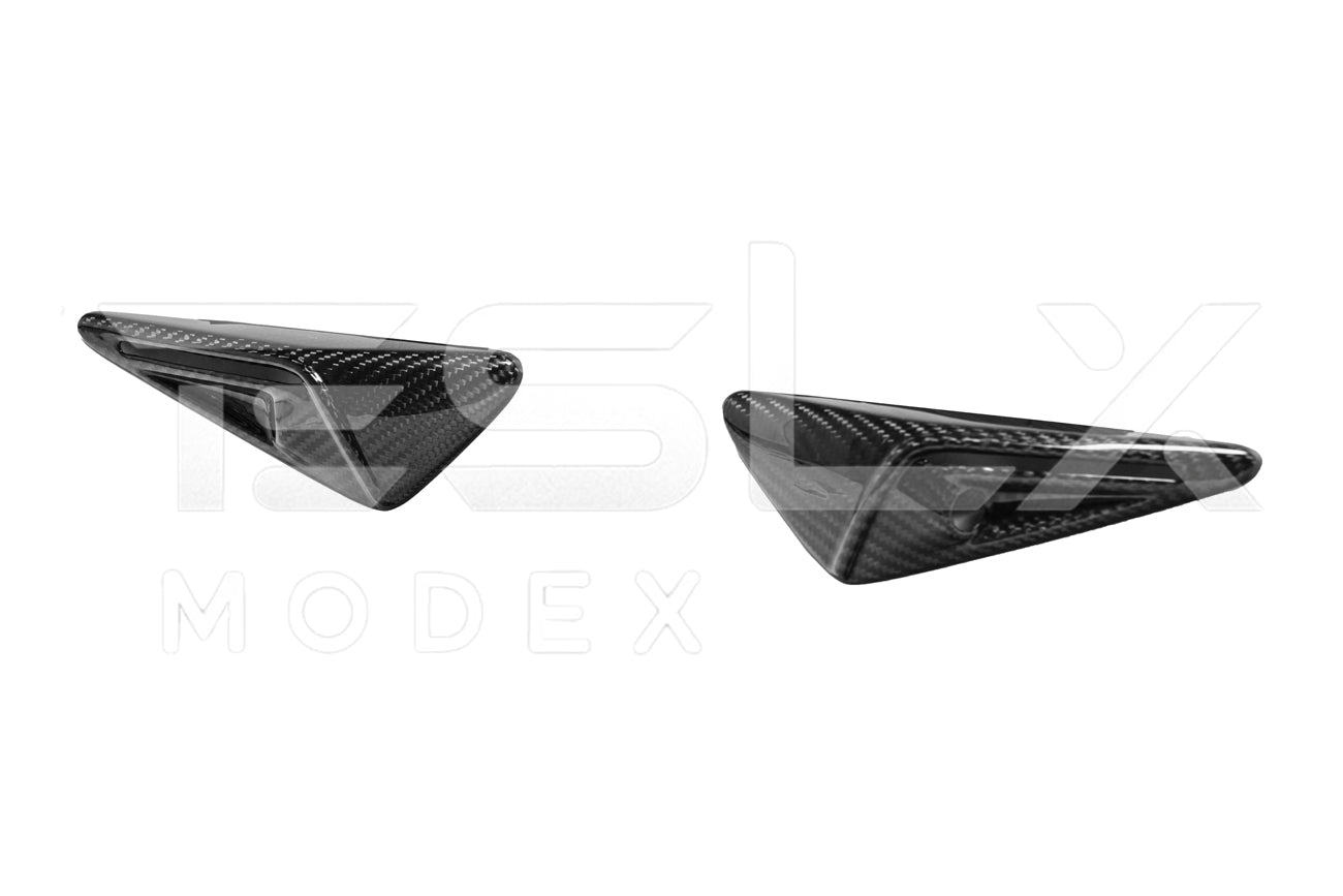 2020-23Tesla Model 3 & 20-24 Y Carbon Fiber Exterior All Inclusive Camera Covers