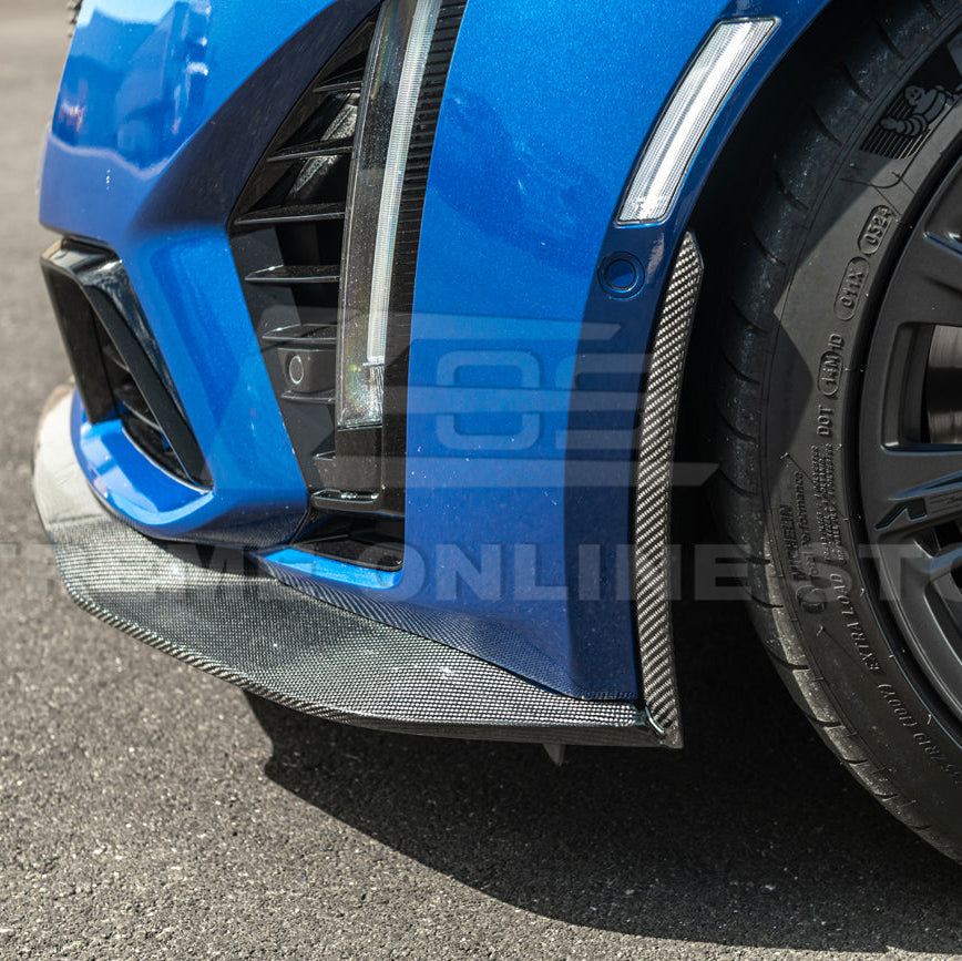 2020-24 Cadillac CT5-V Blackwing Front Lip Splitter & Winglets