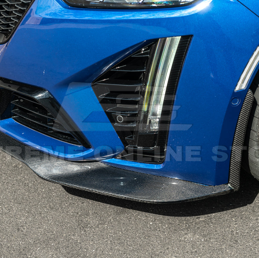 2020-24 Cadillac CT5-V Blackwing Front Lip Splitter & Winglets