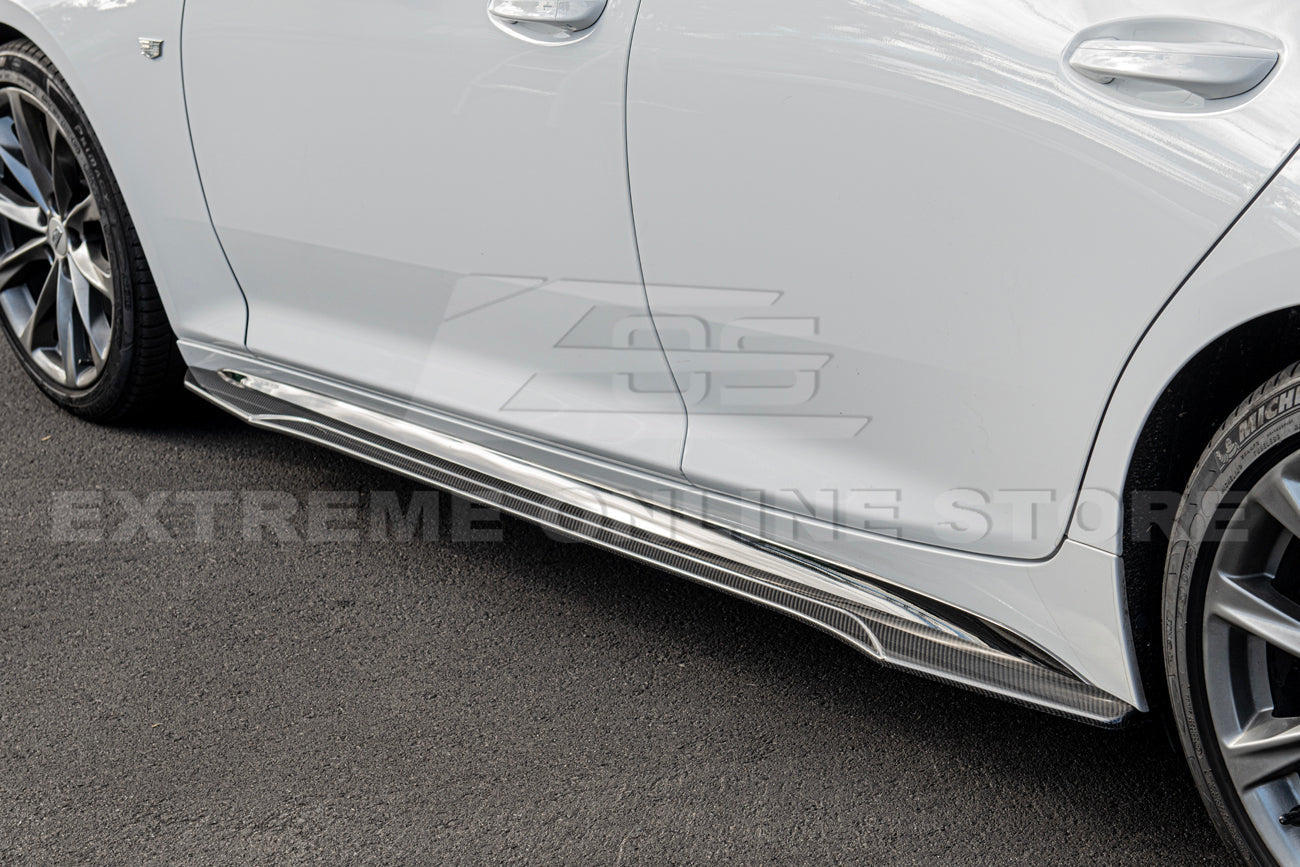 2020-24 Cadillac CT5-V Blackwing Package Style Carbon Front Lip & Side Skirts