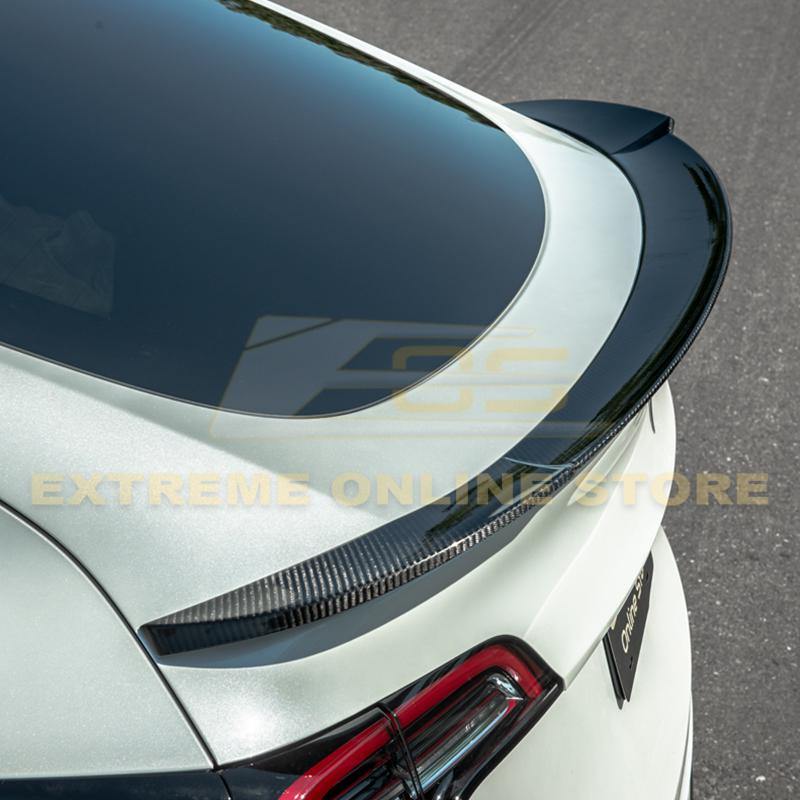 2020-24 Tesla Model Y Carbon Fiber Rear Trunk Spoiler