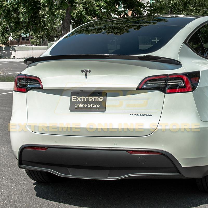 2020-24 Tesla Model Y Carbon Fiber Rear Trunk Spoiler