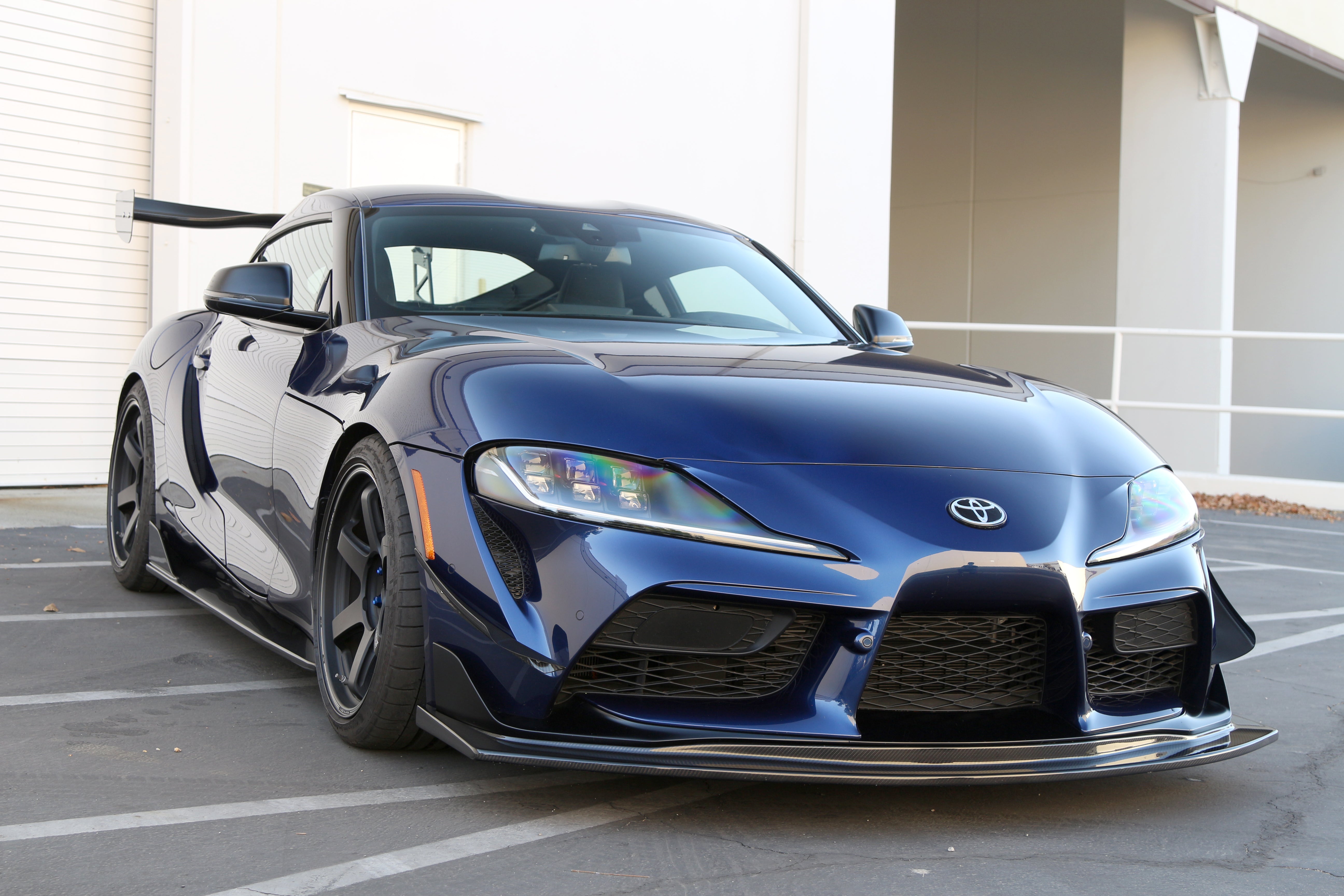 Toyota Supra A90/91 Carbon Fiber Front Bumper Canards 2020-2023-Front Bumper Canards-Grocery Getter Performance