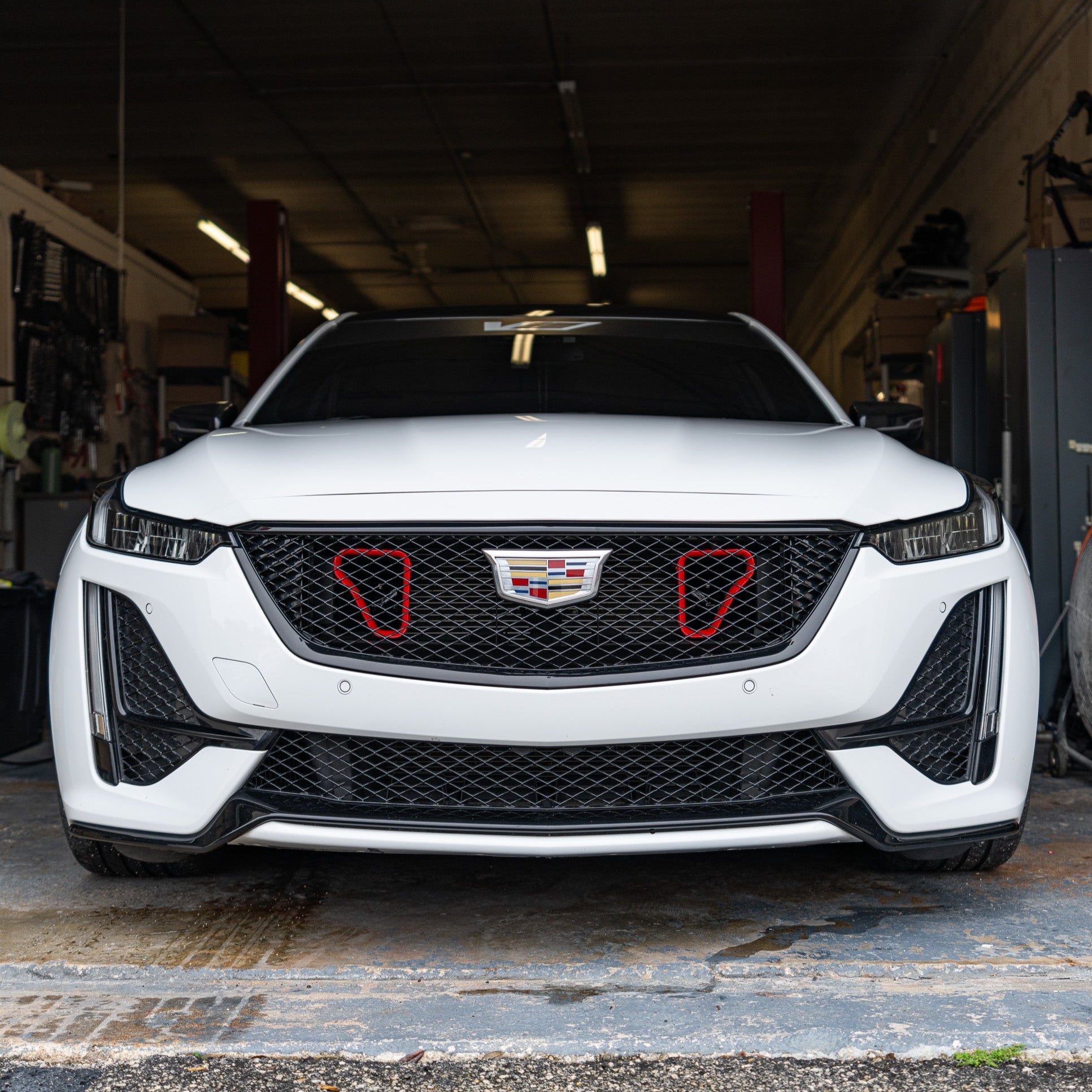 2020+ Cadillac CT5-V (3.0L) Dual BIG MOUTH Ram Air Intake Snorkels-Ram Air Intake-Grocery Getter Performance