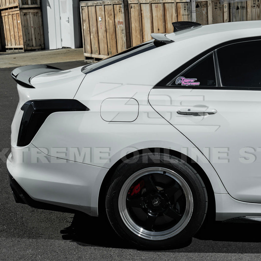 2020-Up Cadillac CT4 CT4-V | Carbon Fiber Rear Roof Top Window Spoiler Kit