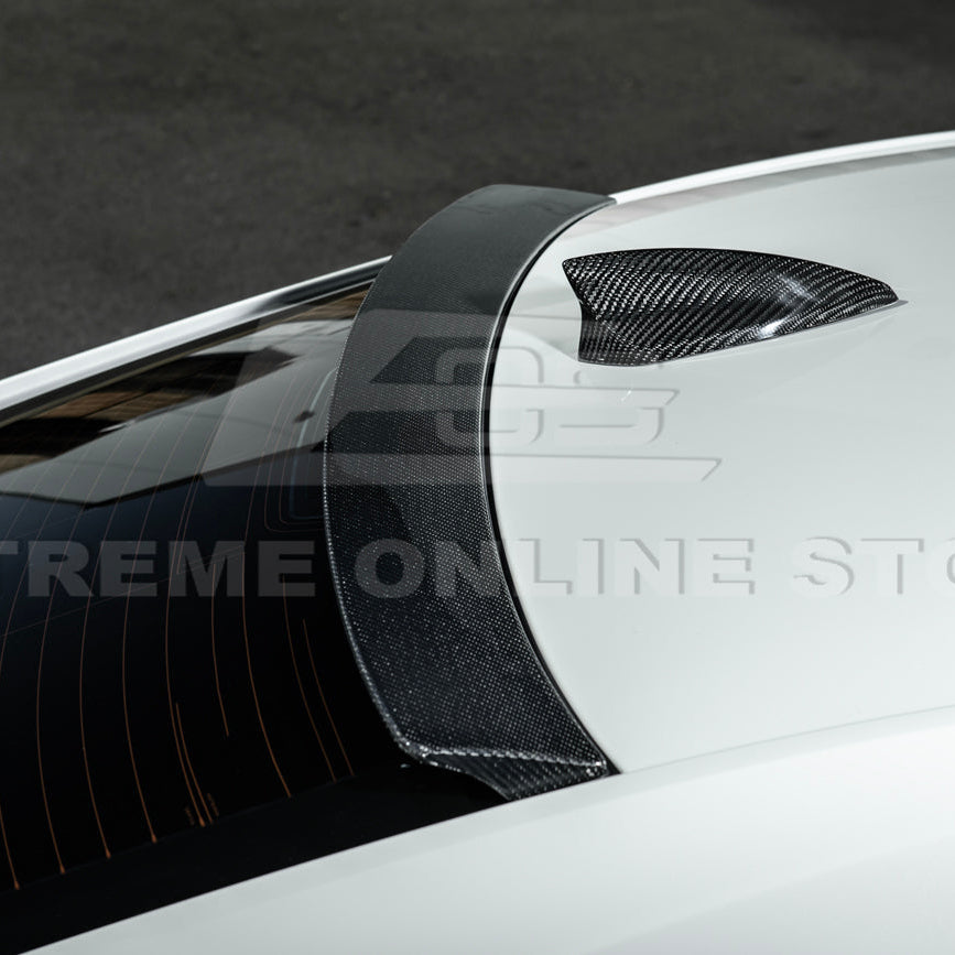2020-Up Cadillac CT4 CT4-V | Carbon Fiber Rear Roof Top Window Spoiler Kit