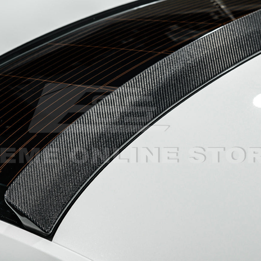2020-Up Cadillac CT4 CT4-V | Carbon Fiber Rear Roof Top Window Spoiler Kit